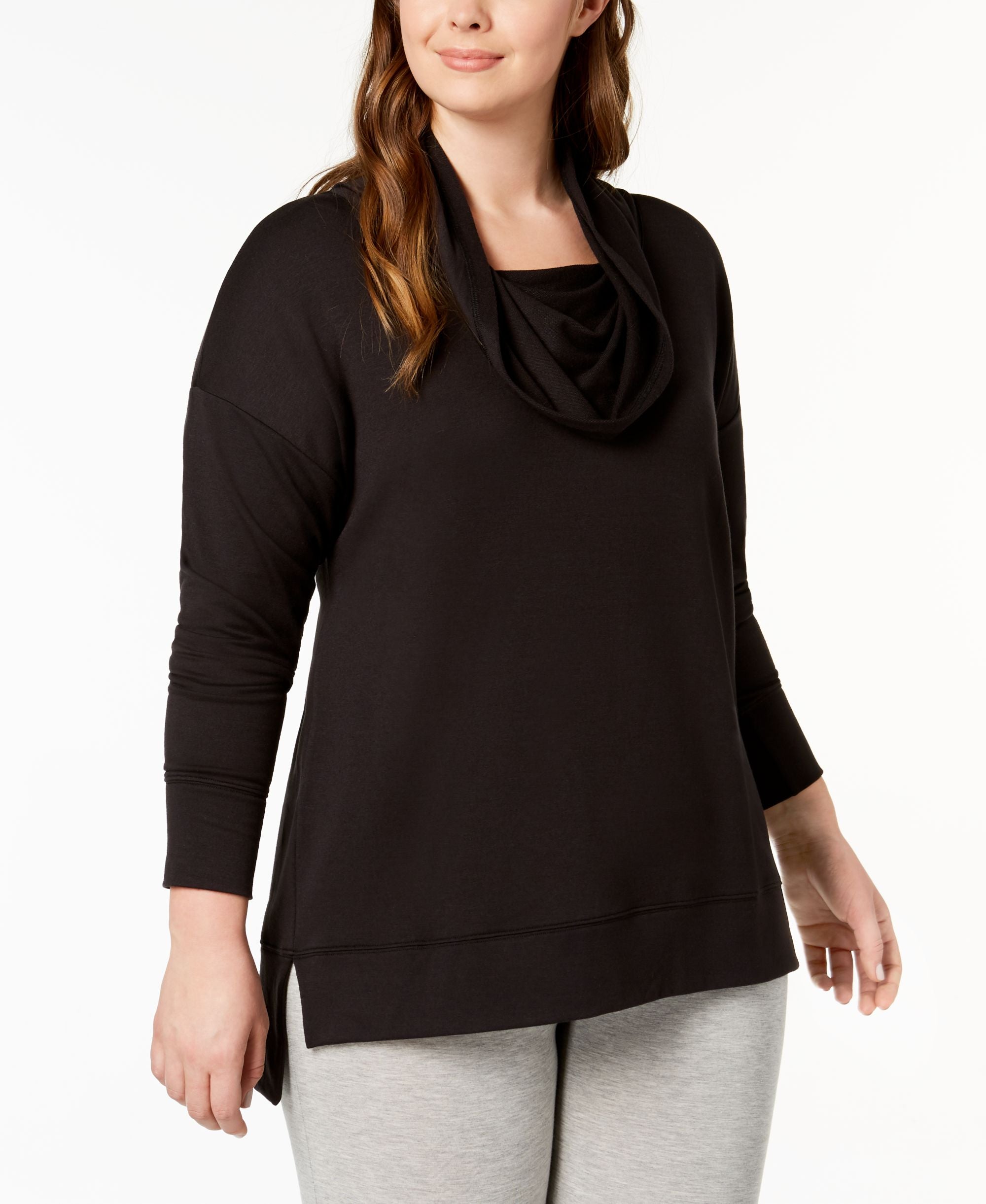 Ideology Plus Size Cowl Neck Top