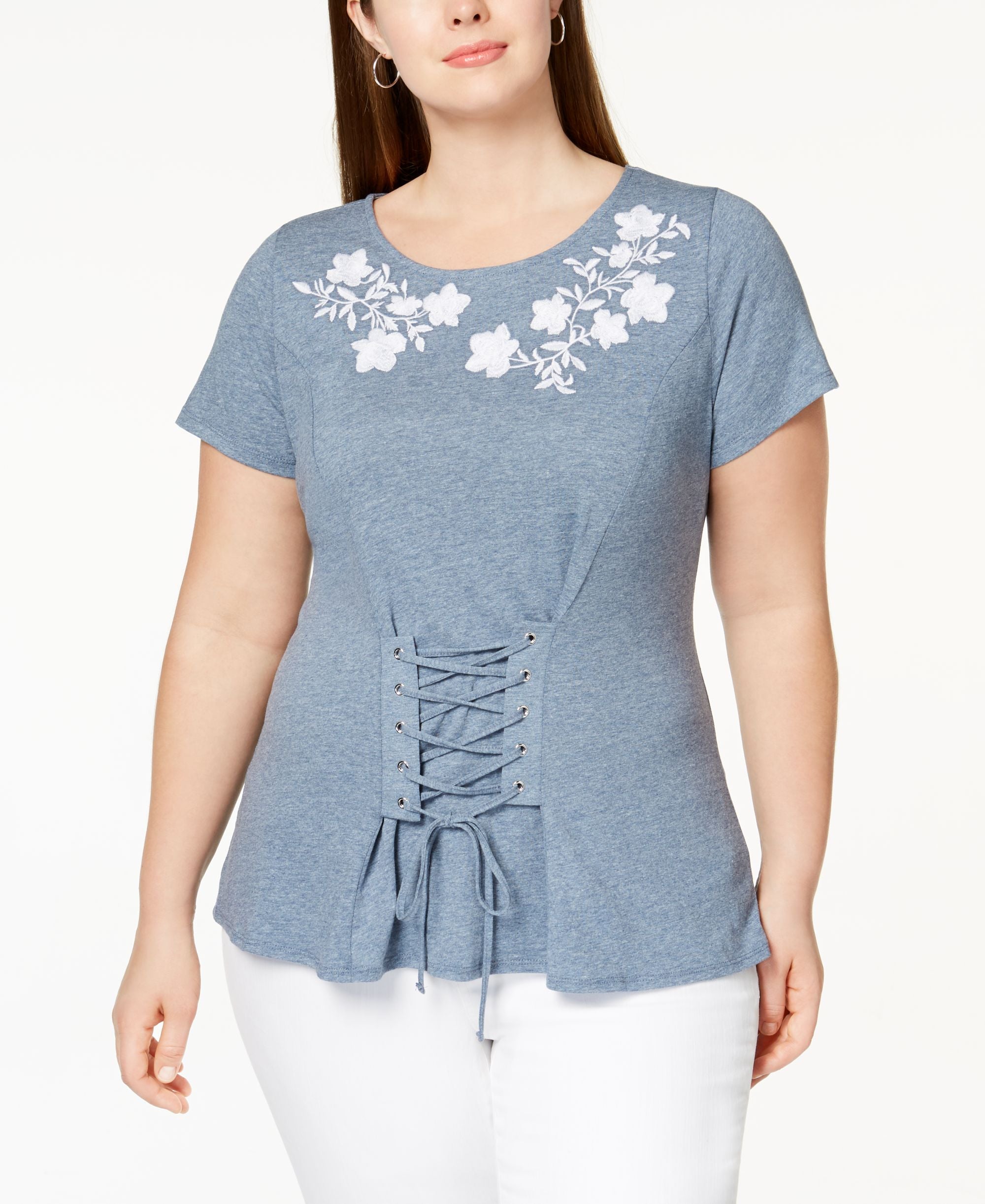 Plus Size Corset T-Shirt