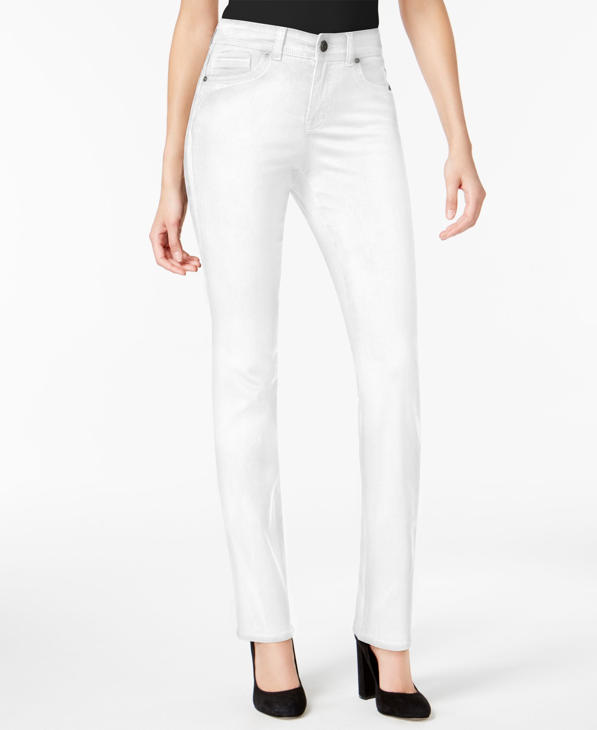 Style & Co Tummy Control Straight Leg Jeans Long Lengths