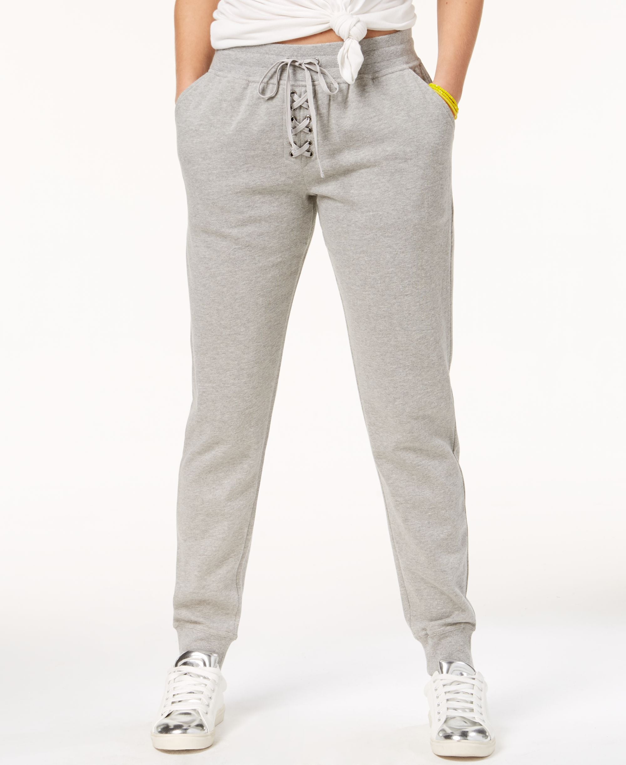 Material Girl Active Juniors Lace Up Sweatpants
