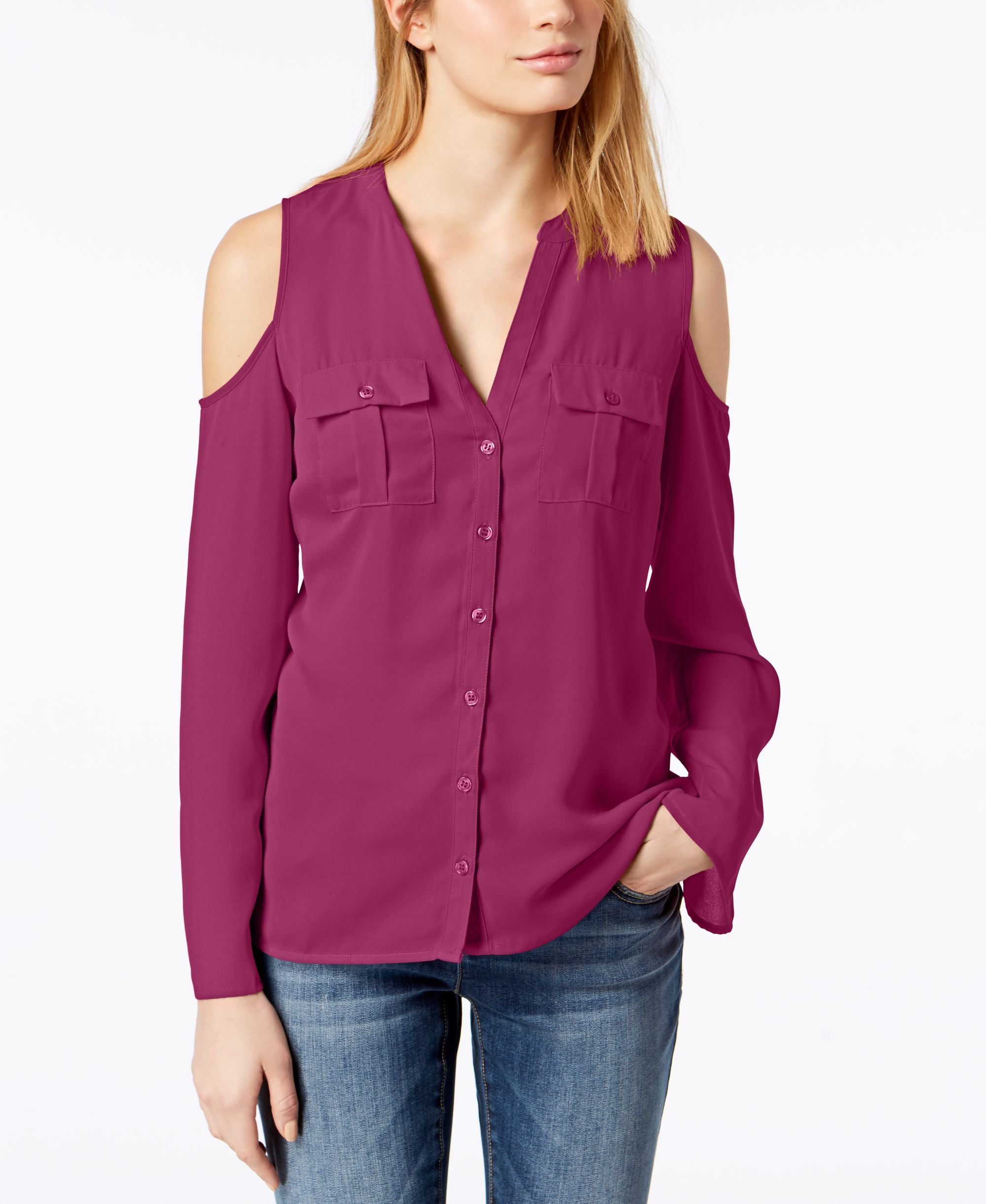 Cold Shoulder Blouse