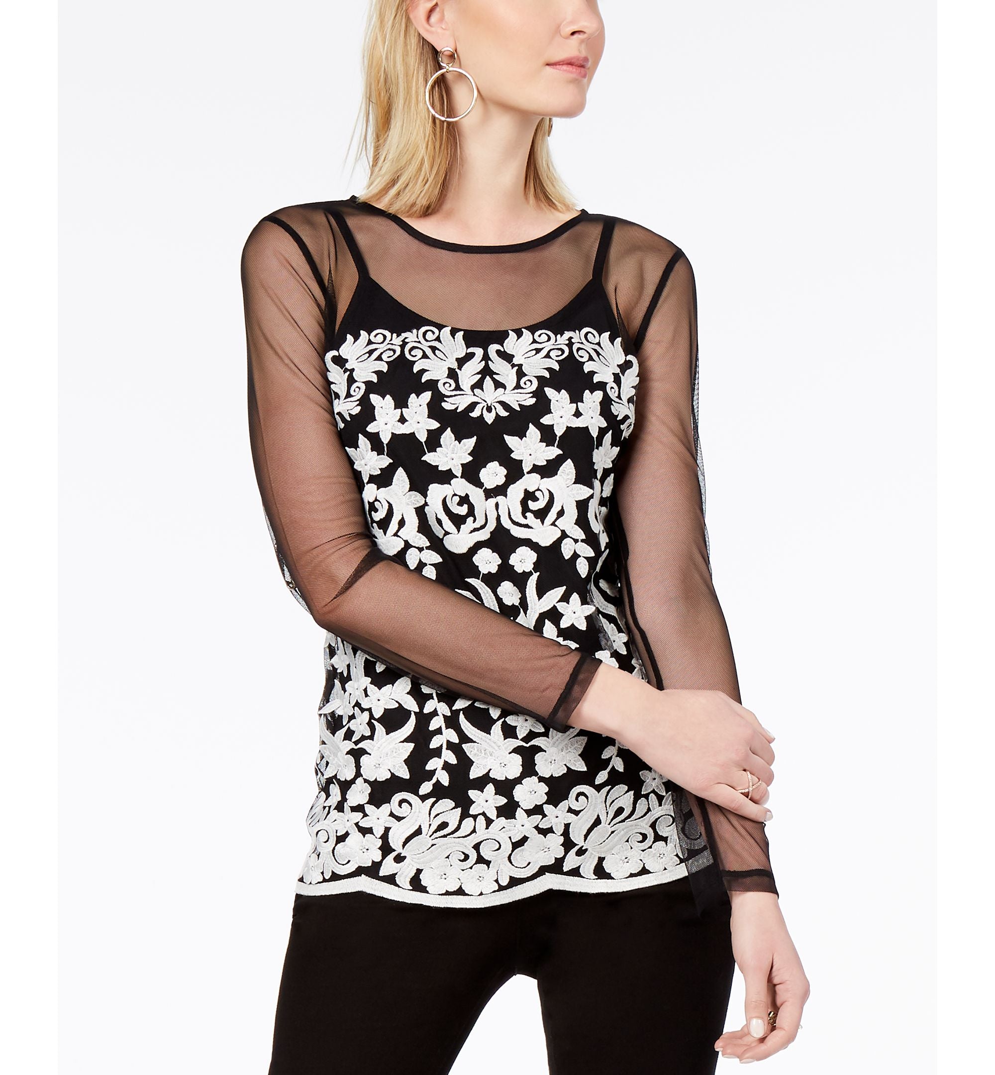 Embroidered Top