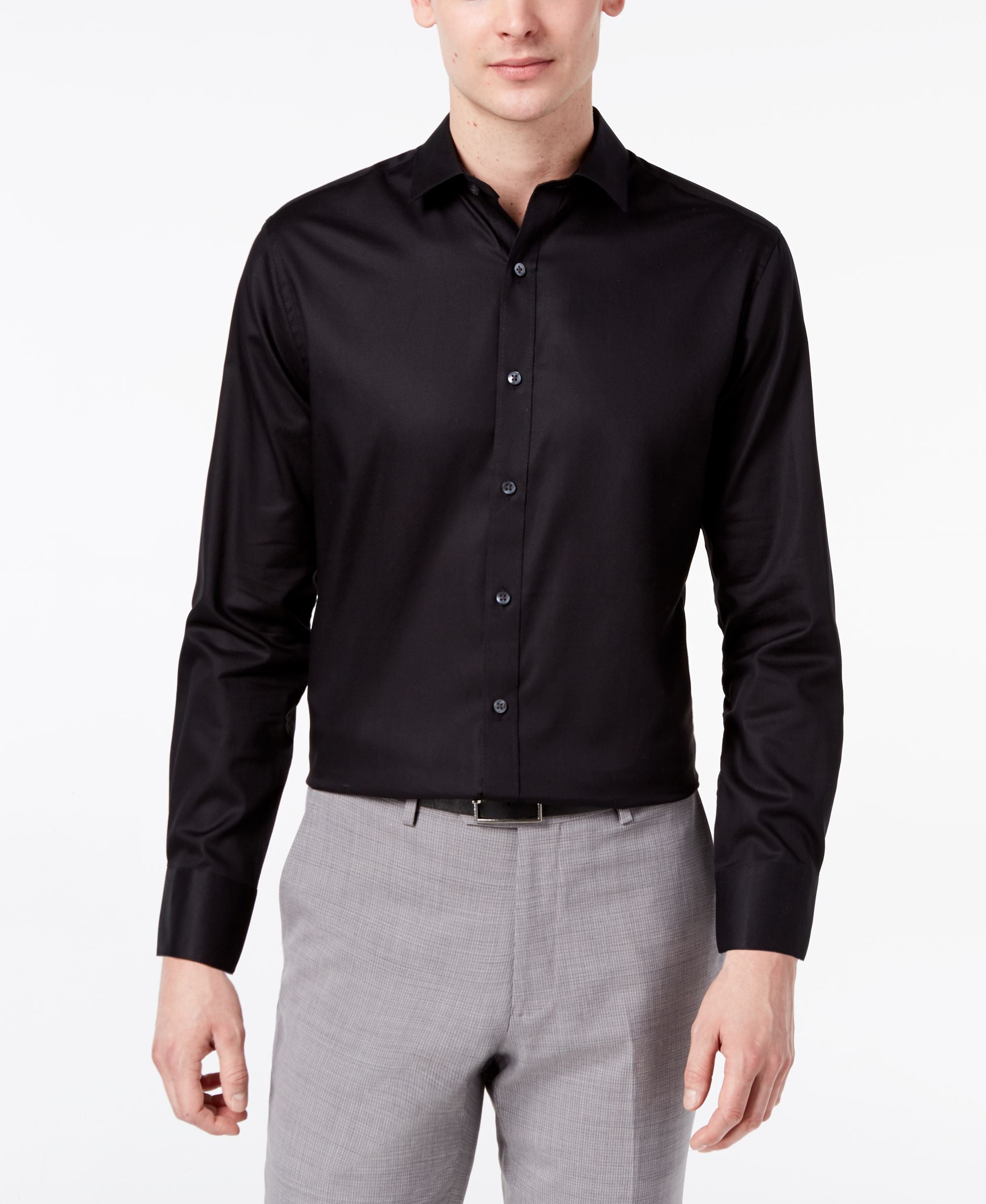 Bar III Mens Slim Fit Stretch Dress Shirt
