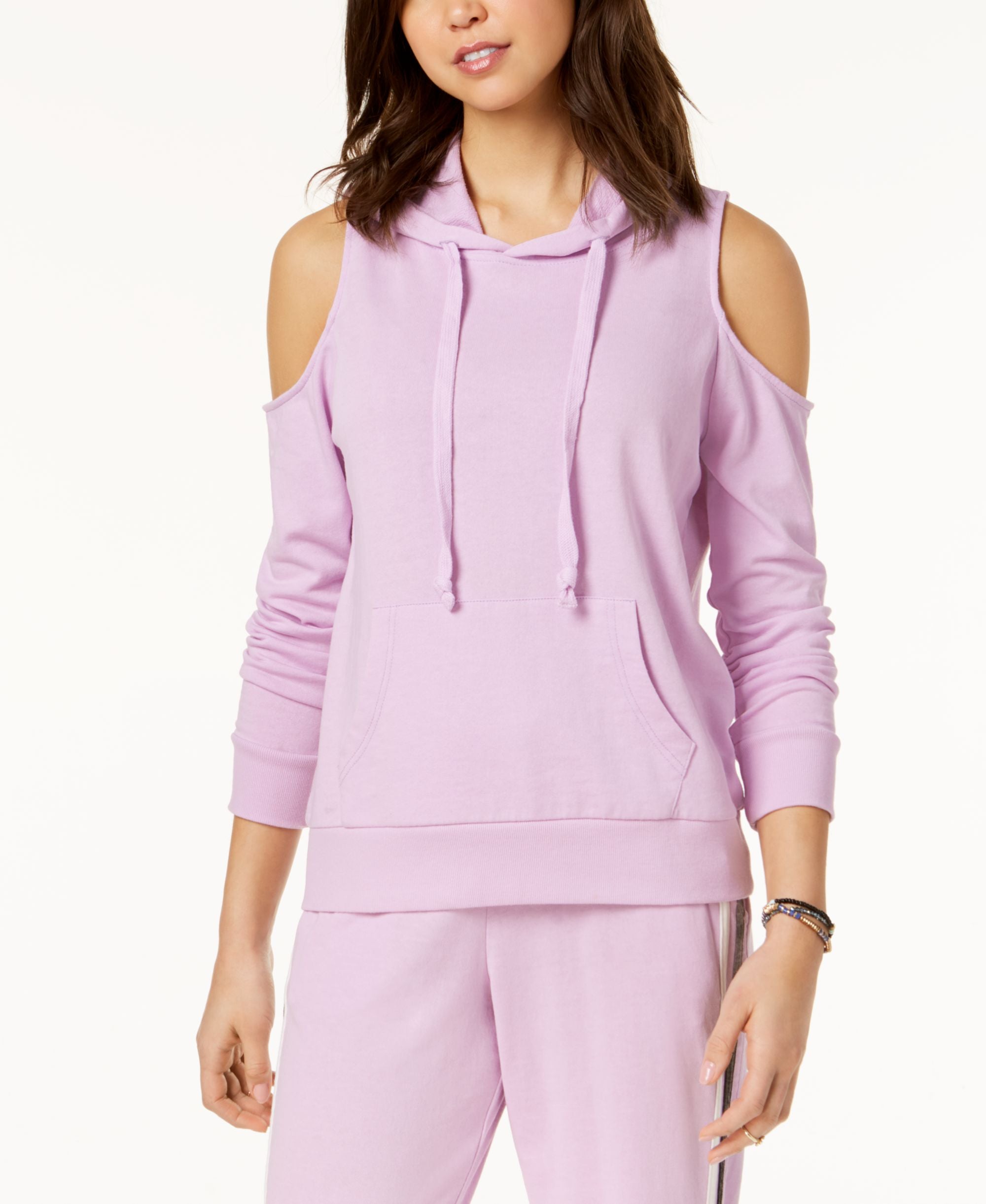 Hippie Rose Juniors Cold Shoulder Hoodie