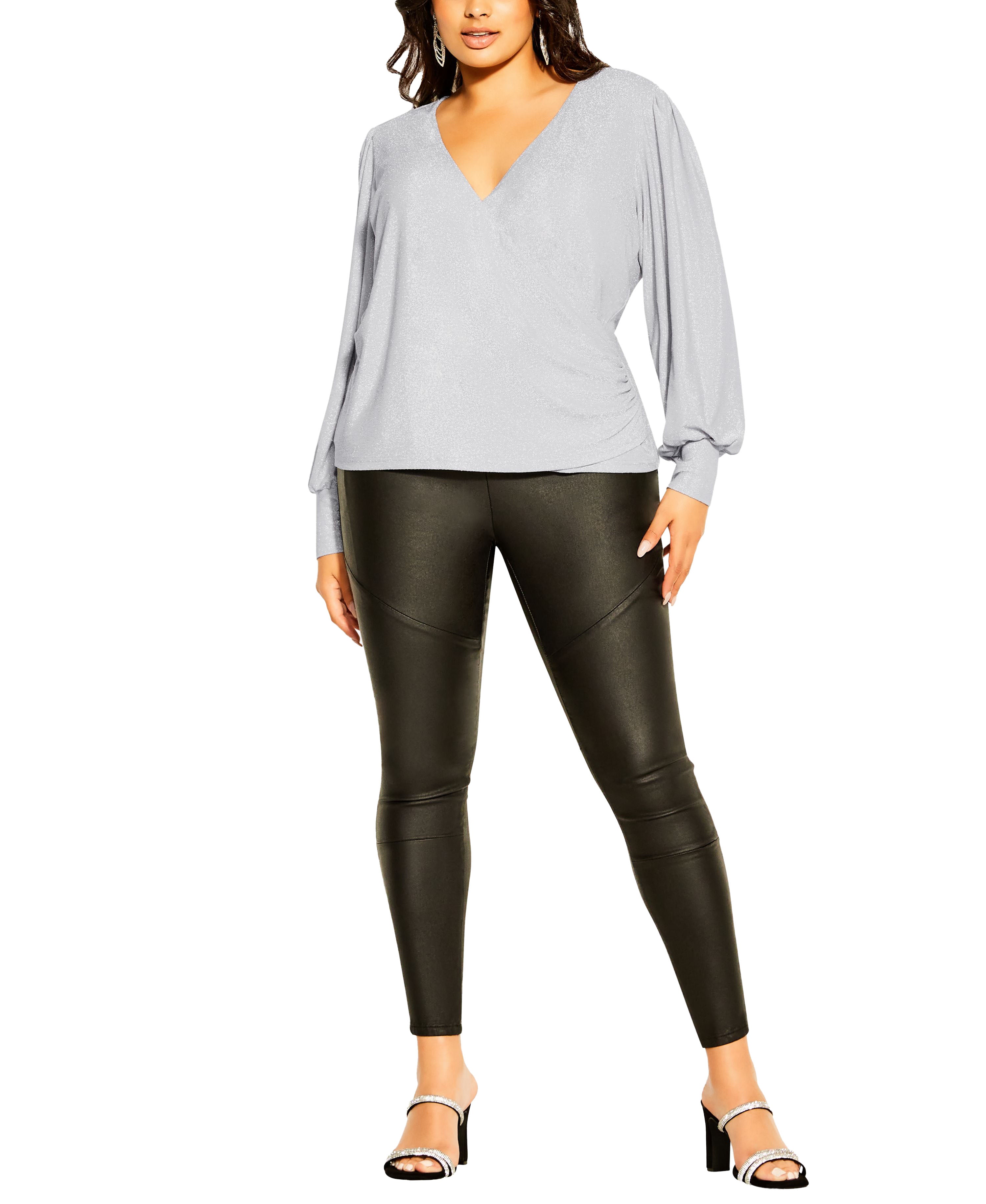 Trendy Plus Size Glowing Top