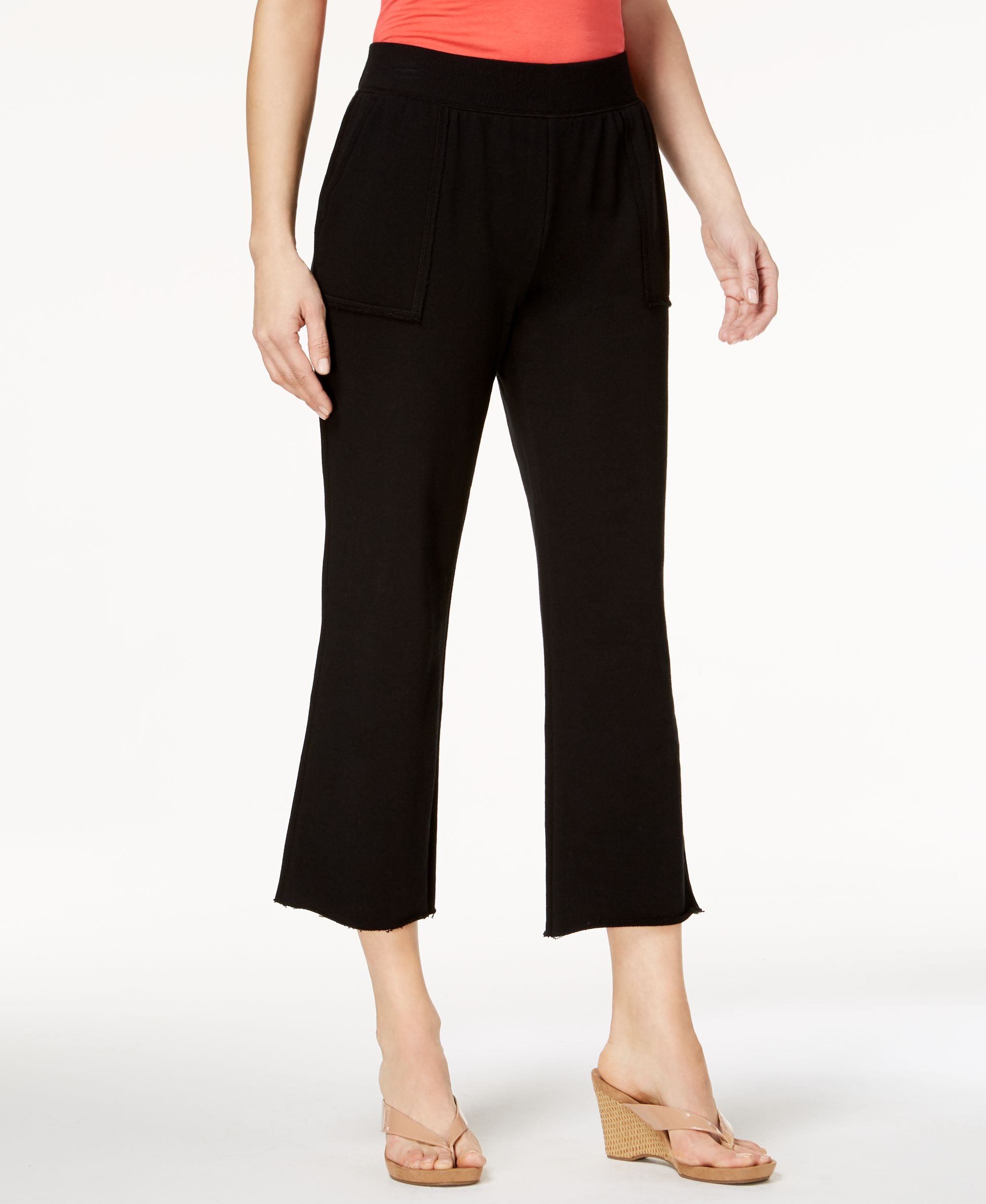 Style & Co Petite Cropped Pull On Pants