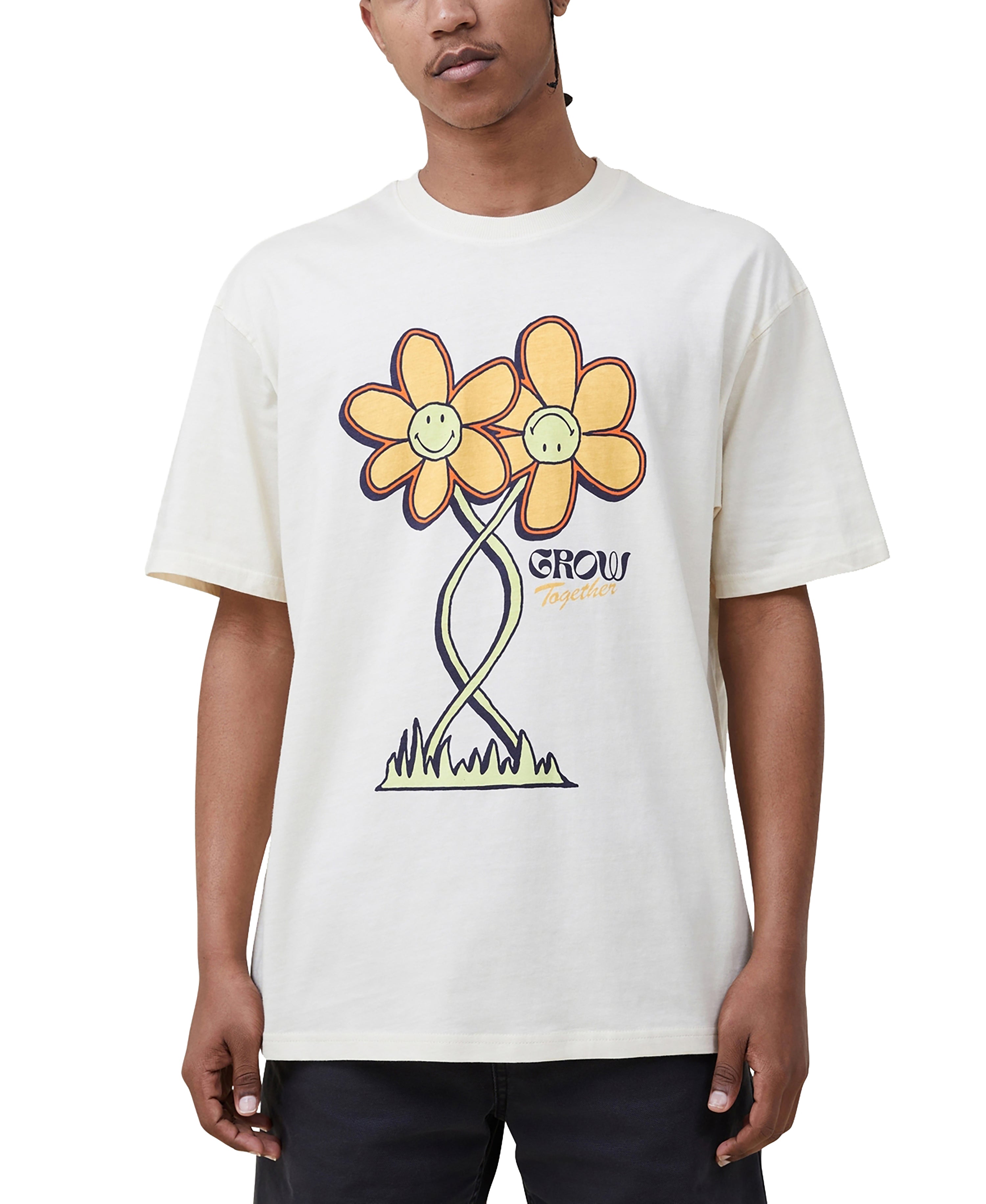 Cotton On Men Smiley Loose Fit T-Shirt