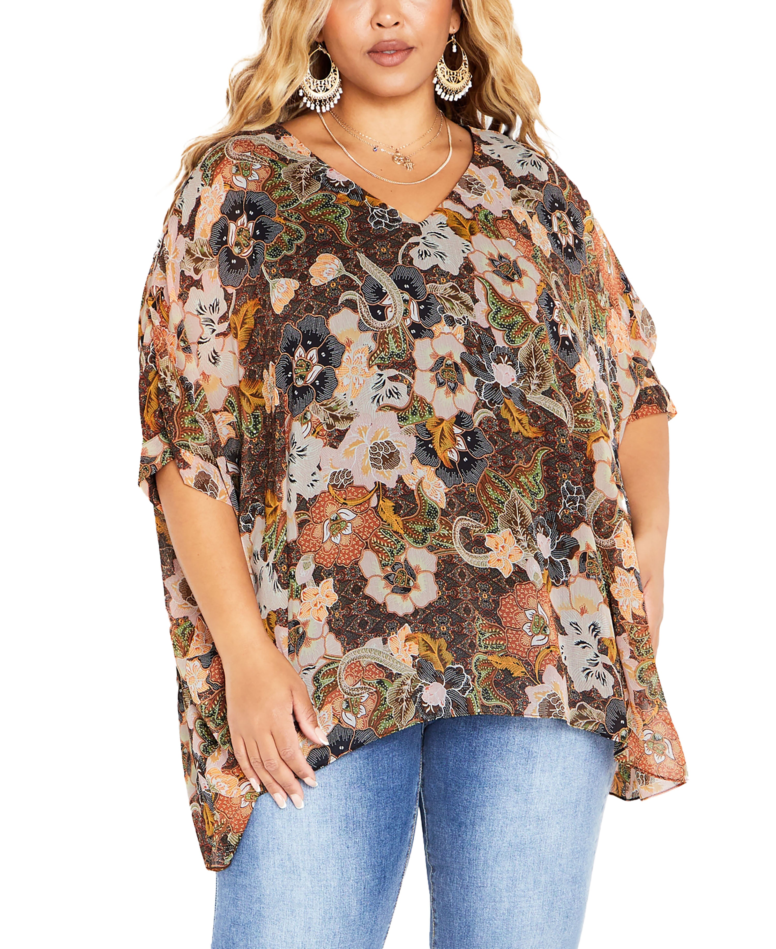 Plus Size Harley V-neck Top