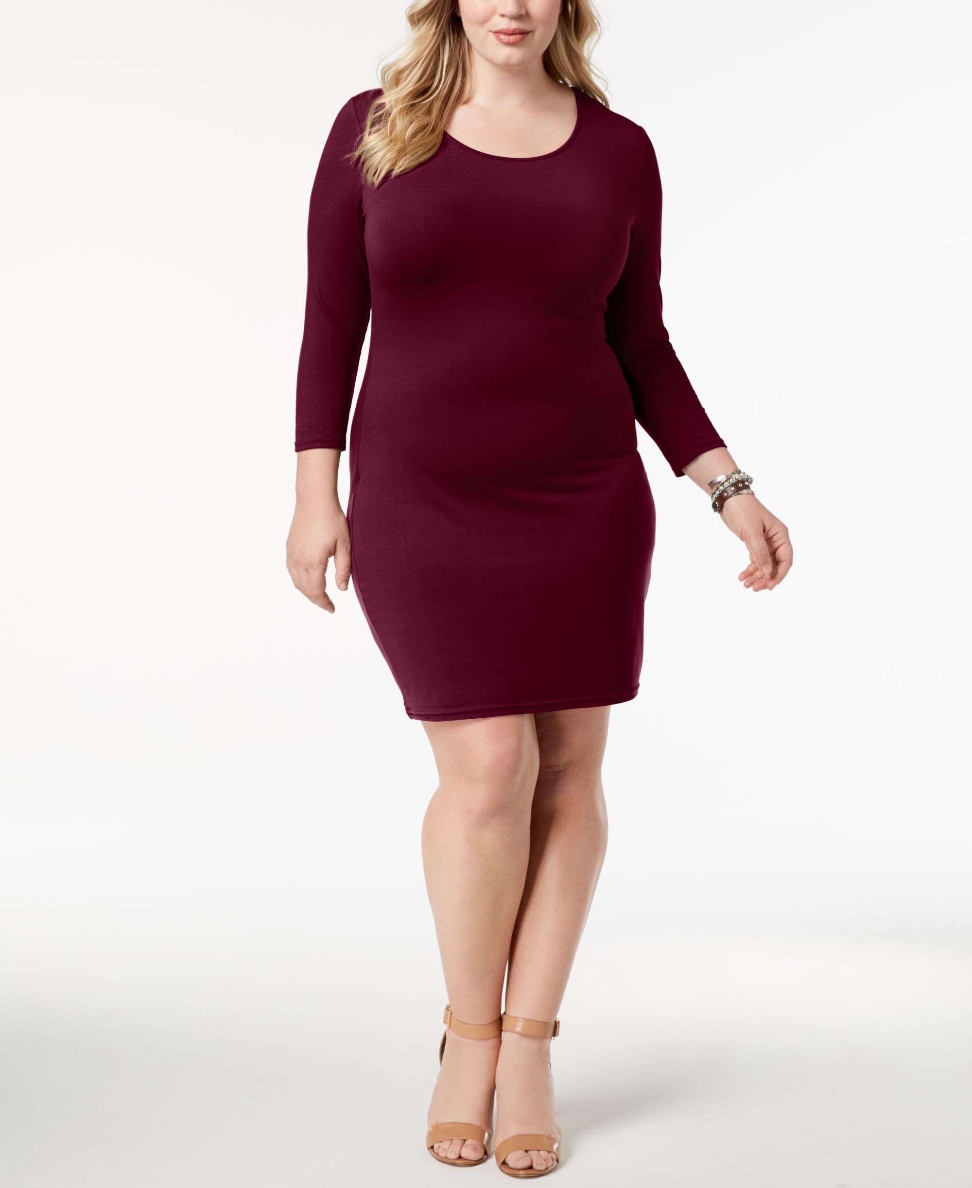 Say What Trendy Plus Size Bodycon Dress