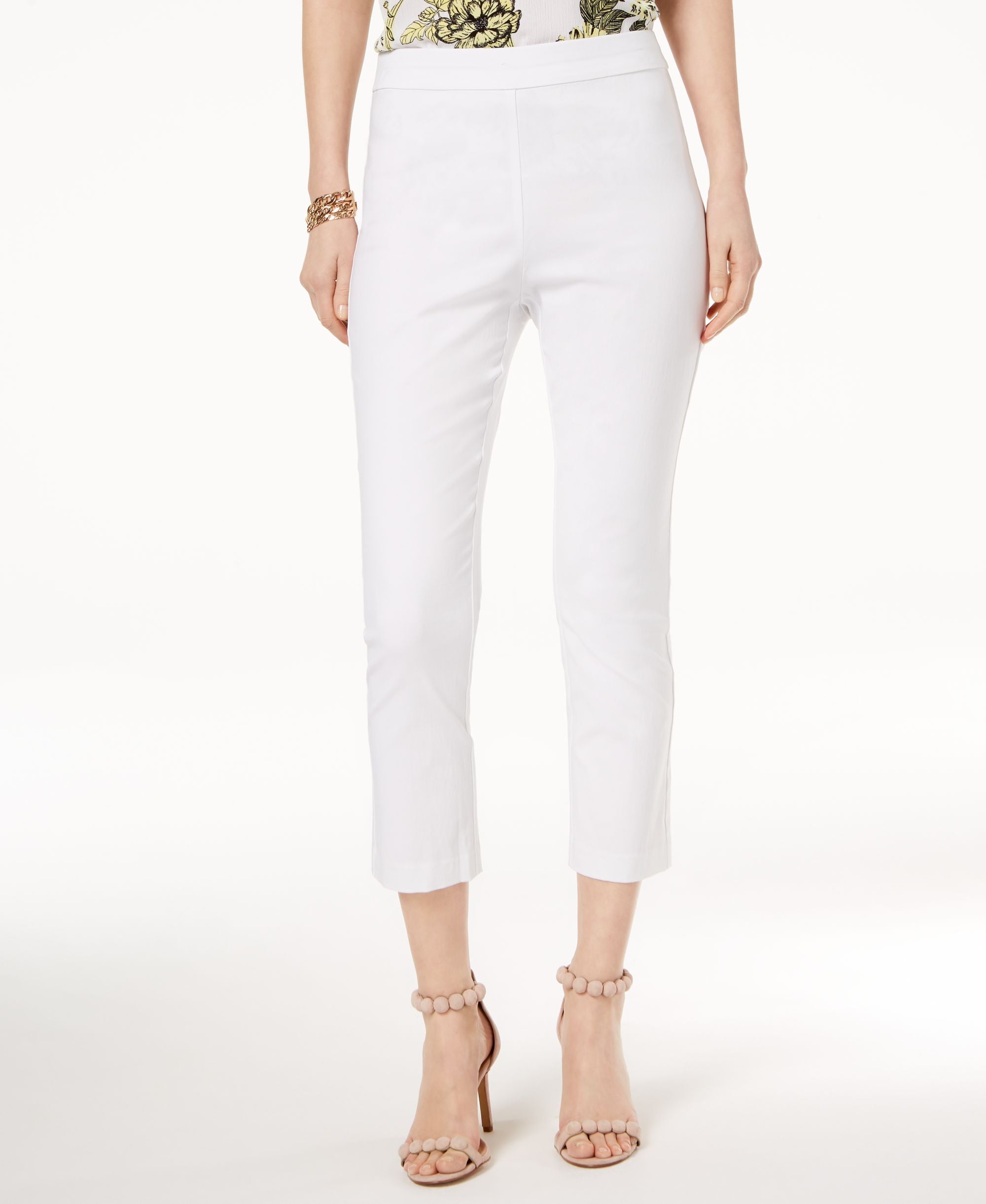 Ruffled Capri Pants