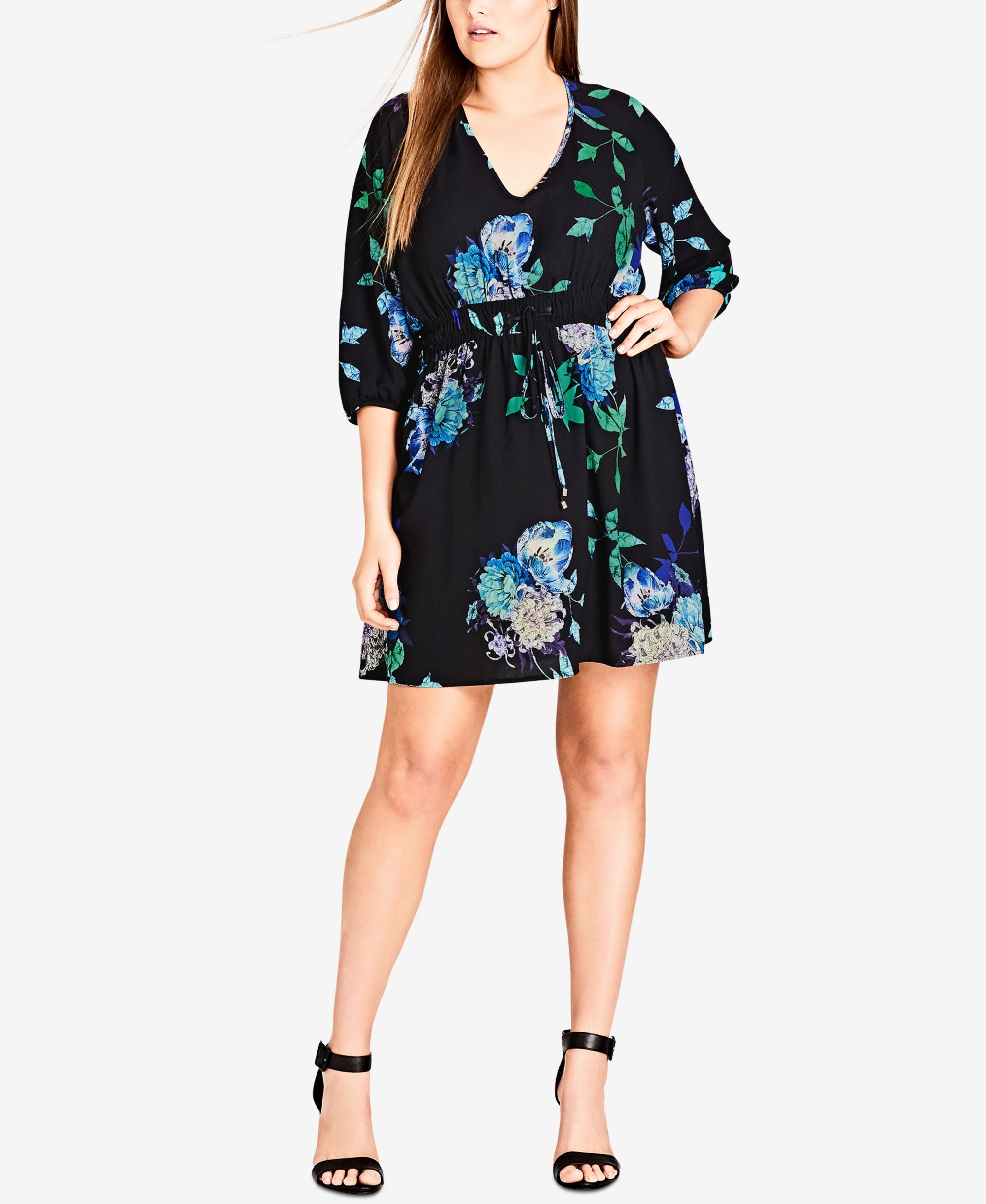 City Chic Trendy Plus Size A Line Dress