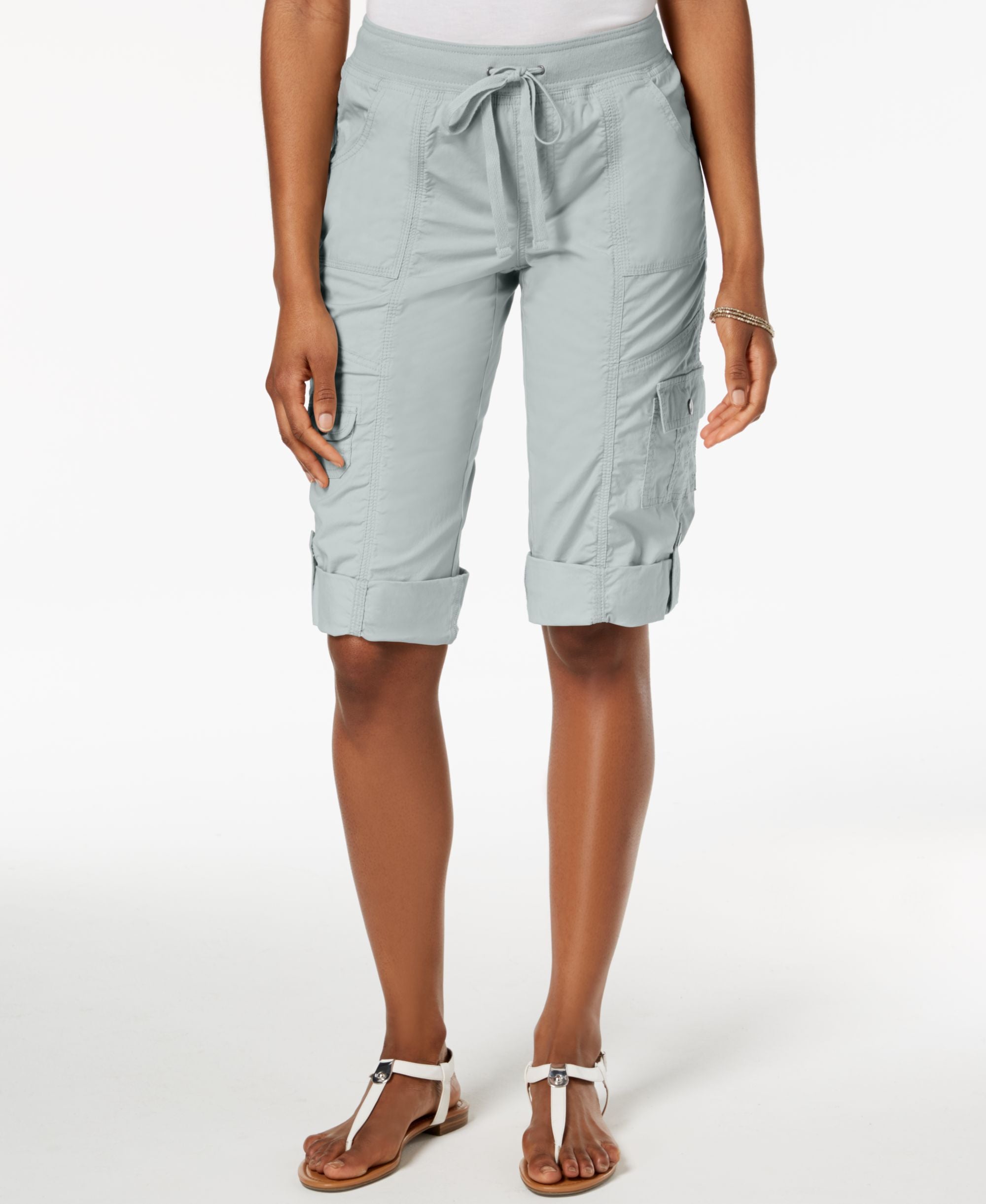 Style & Co Drawstring Cargo Shorts