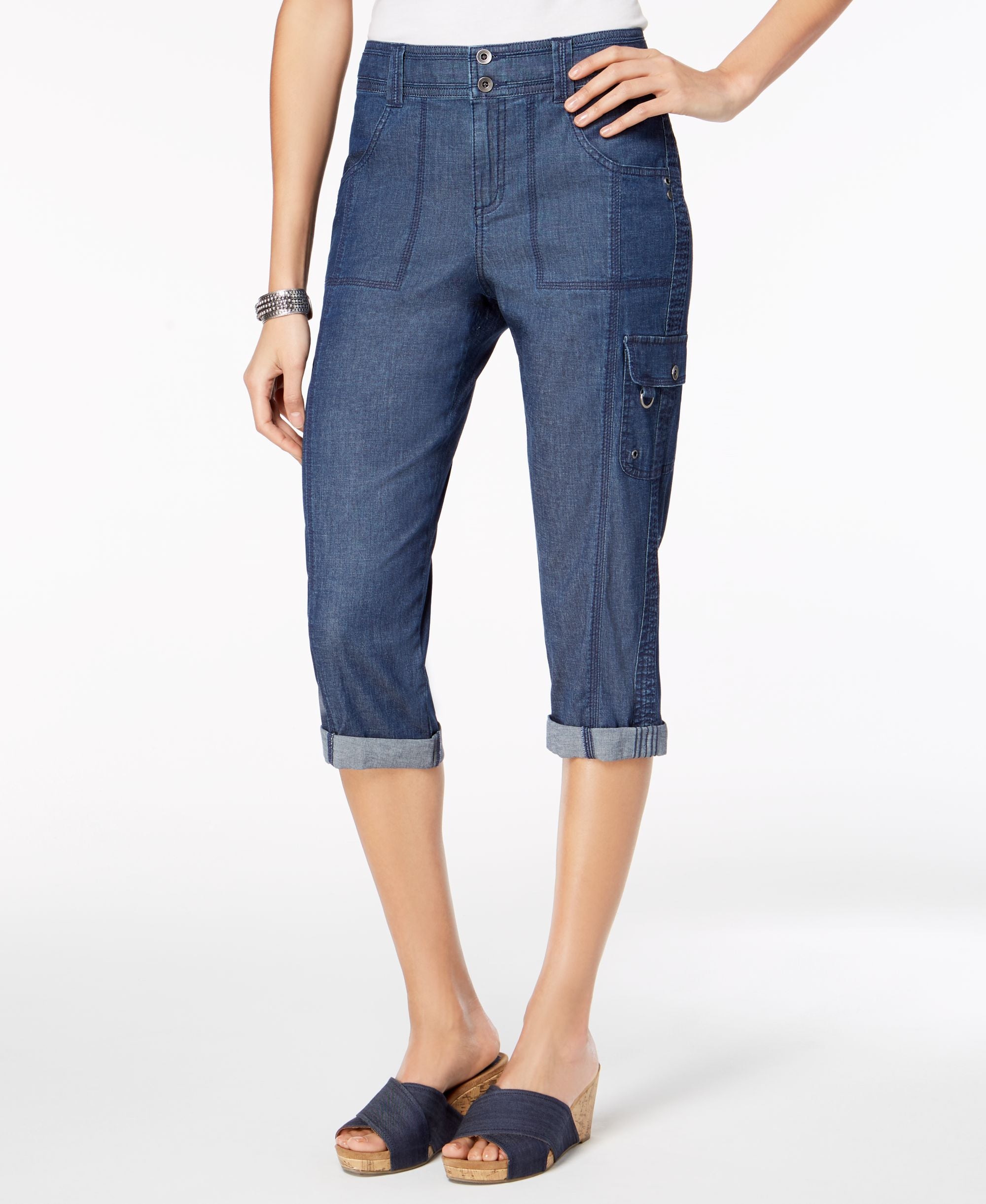 Style & Co Cropped Cargo Pants