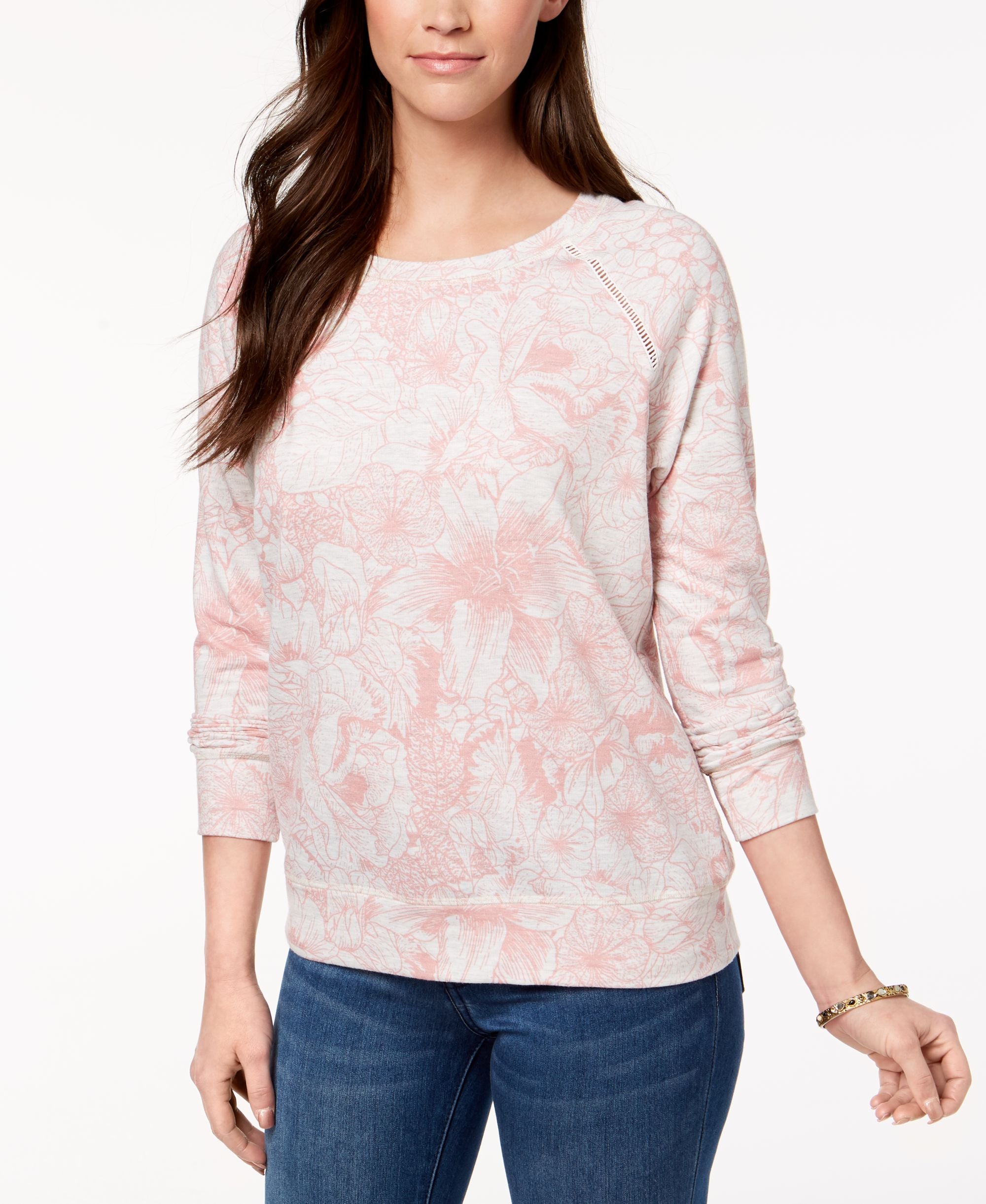 Style & Co Printed Sweatshirt