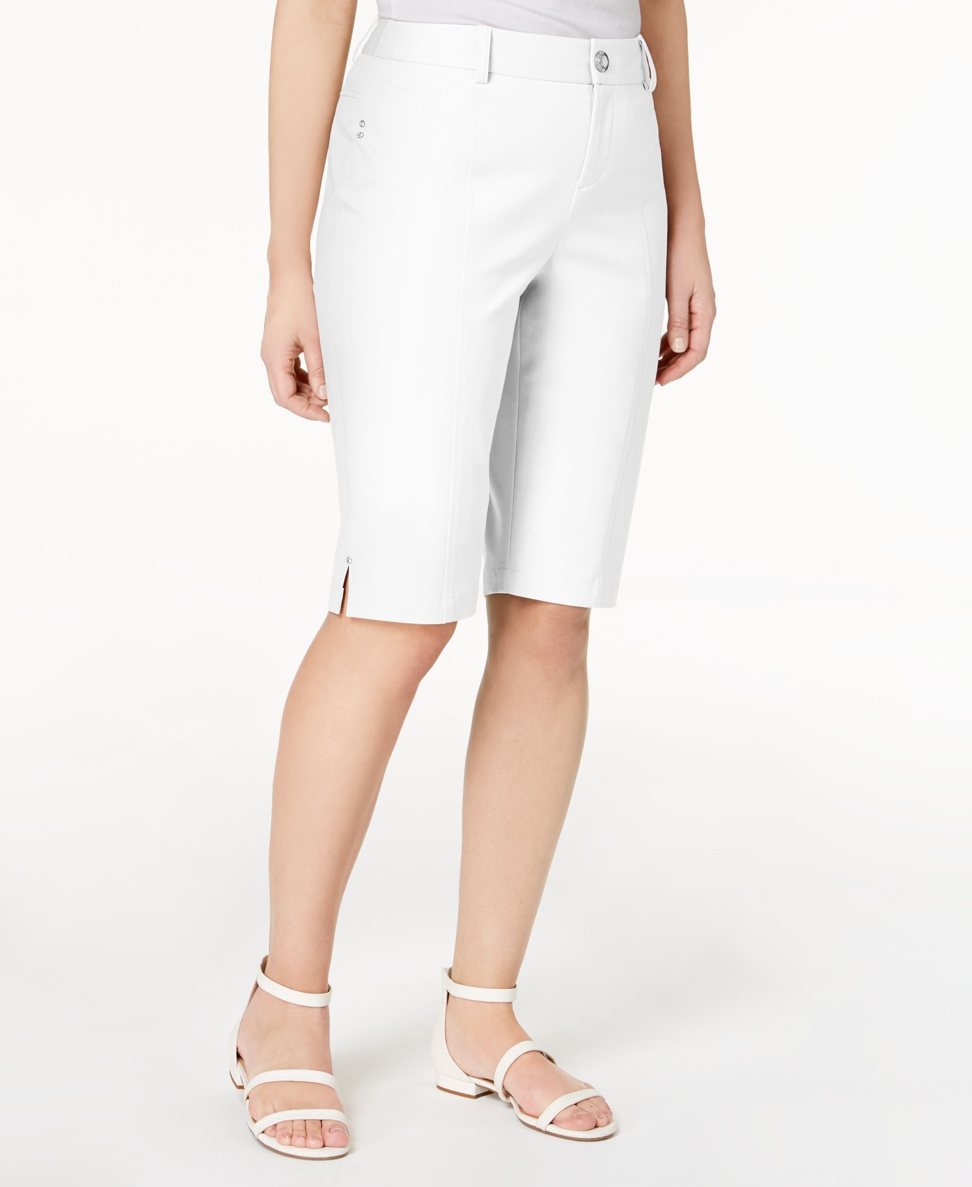 Curvy Fit Bermuda Walker Shorts