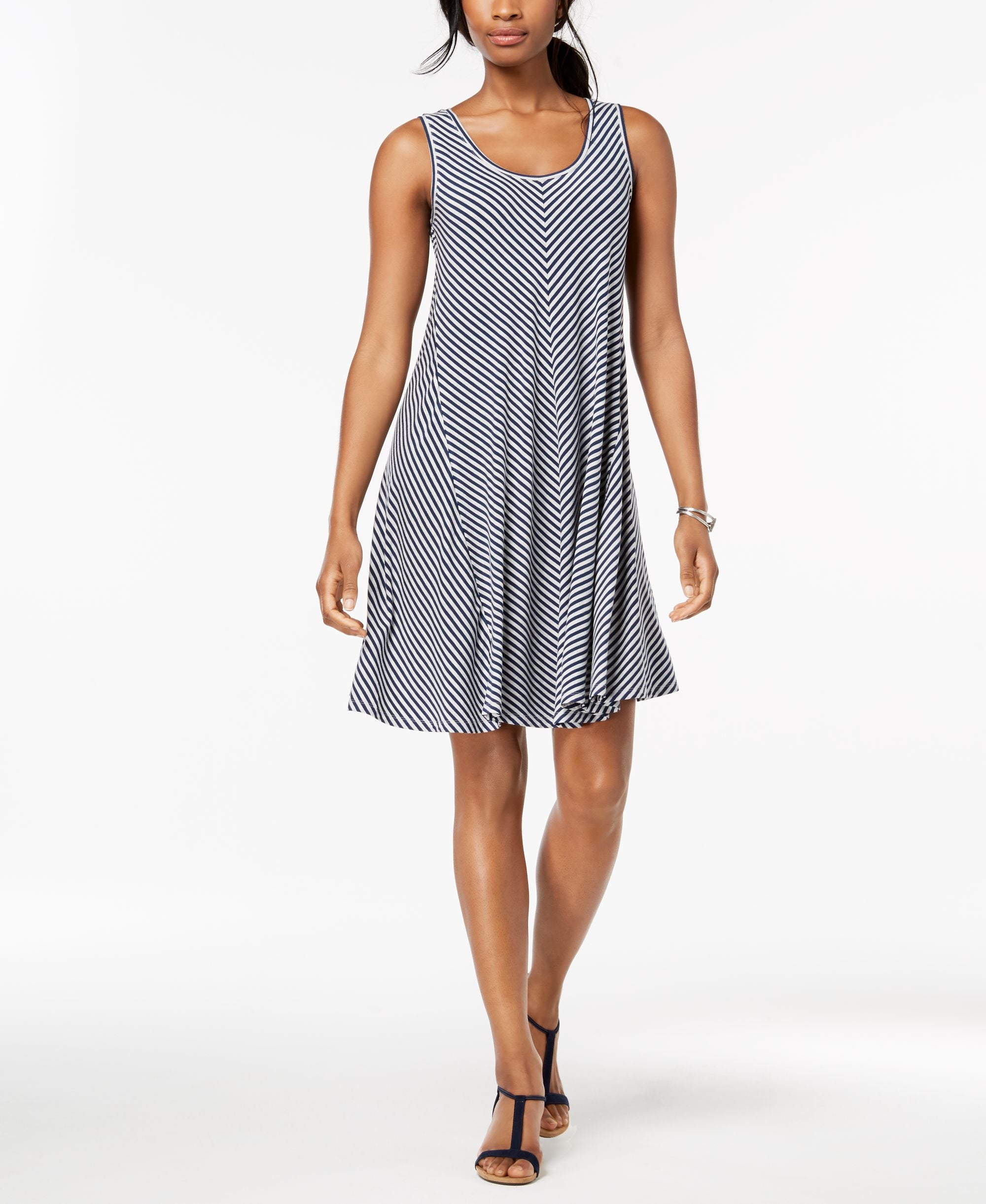 Striped Swing Dress