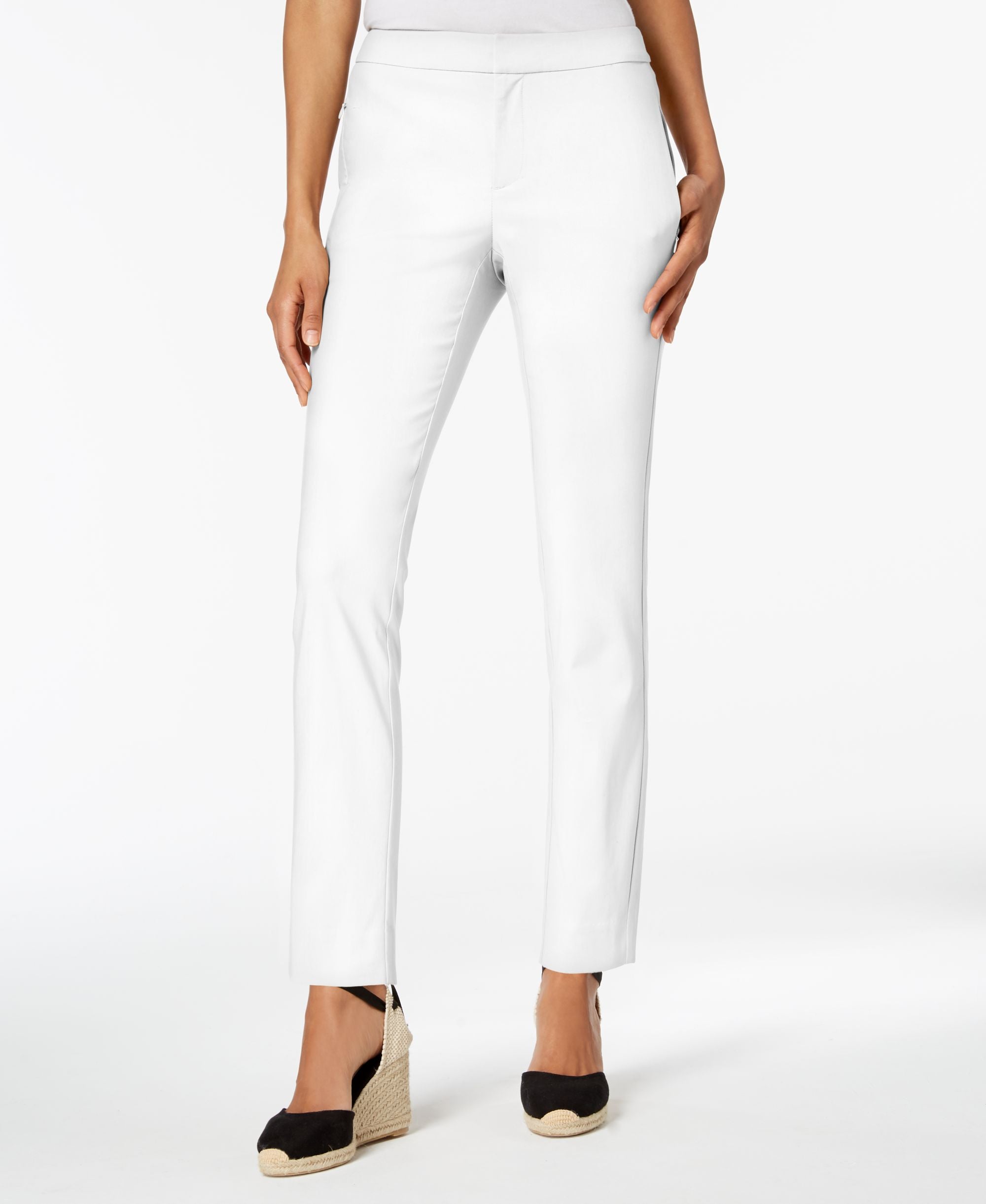 Charter Club Twill Slim Ankle Pants