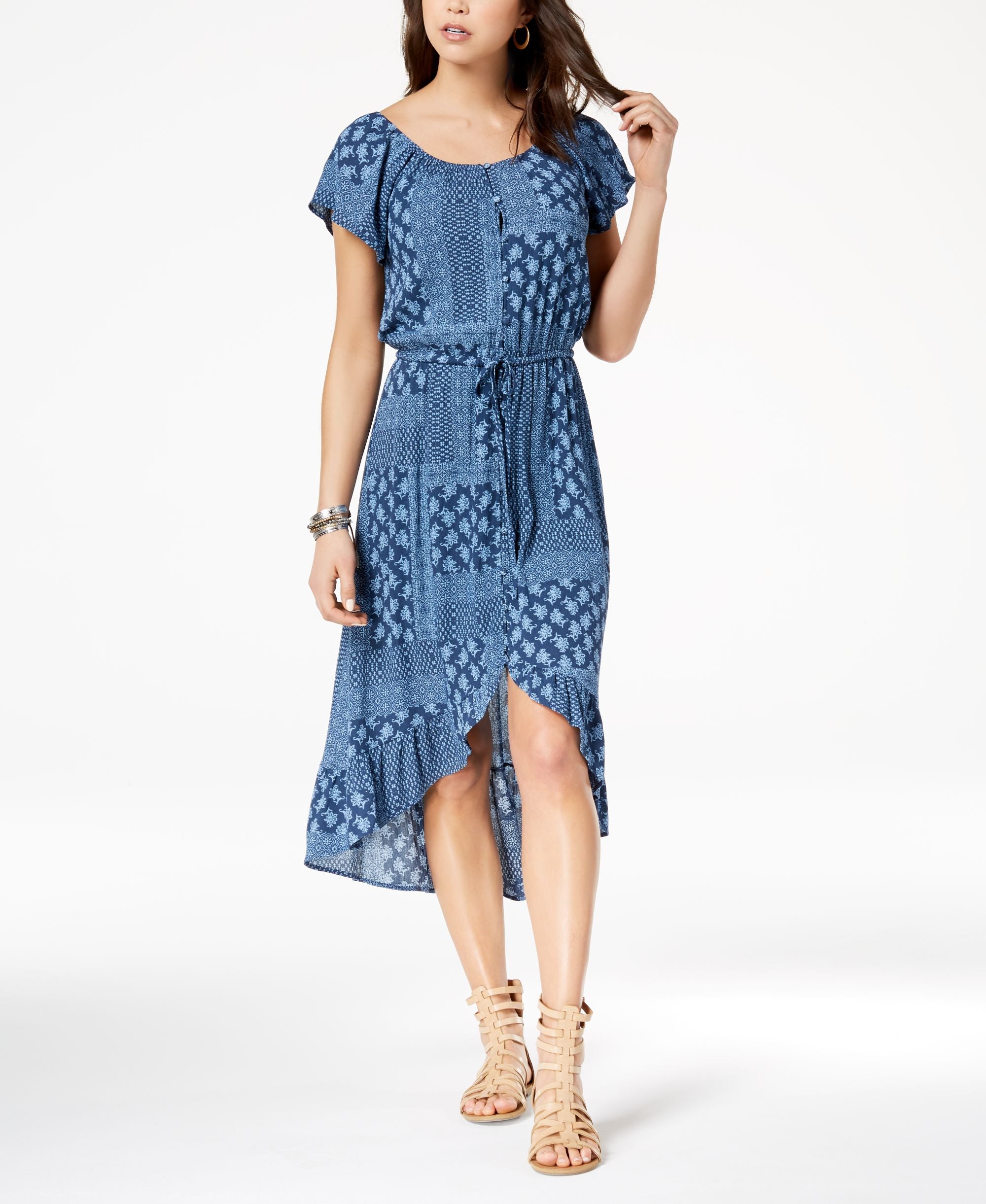 American Rag Juniors High Low Maxi Dress