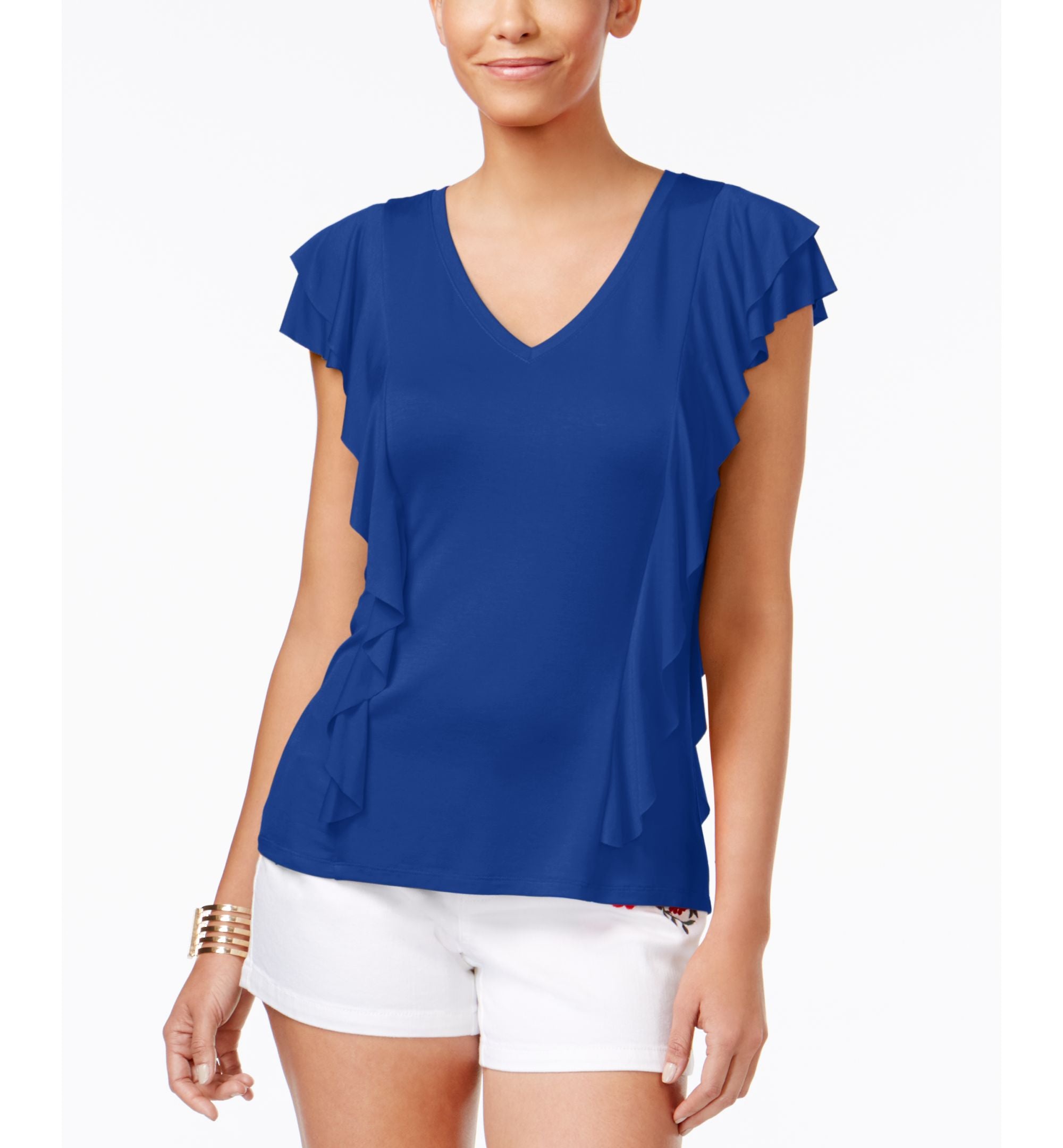 Thalia Sodi Ruffled Top