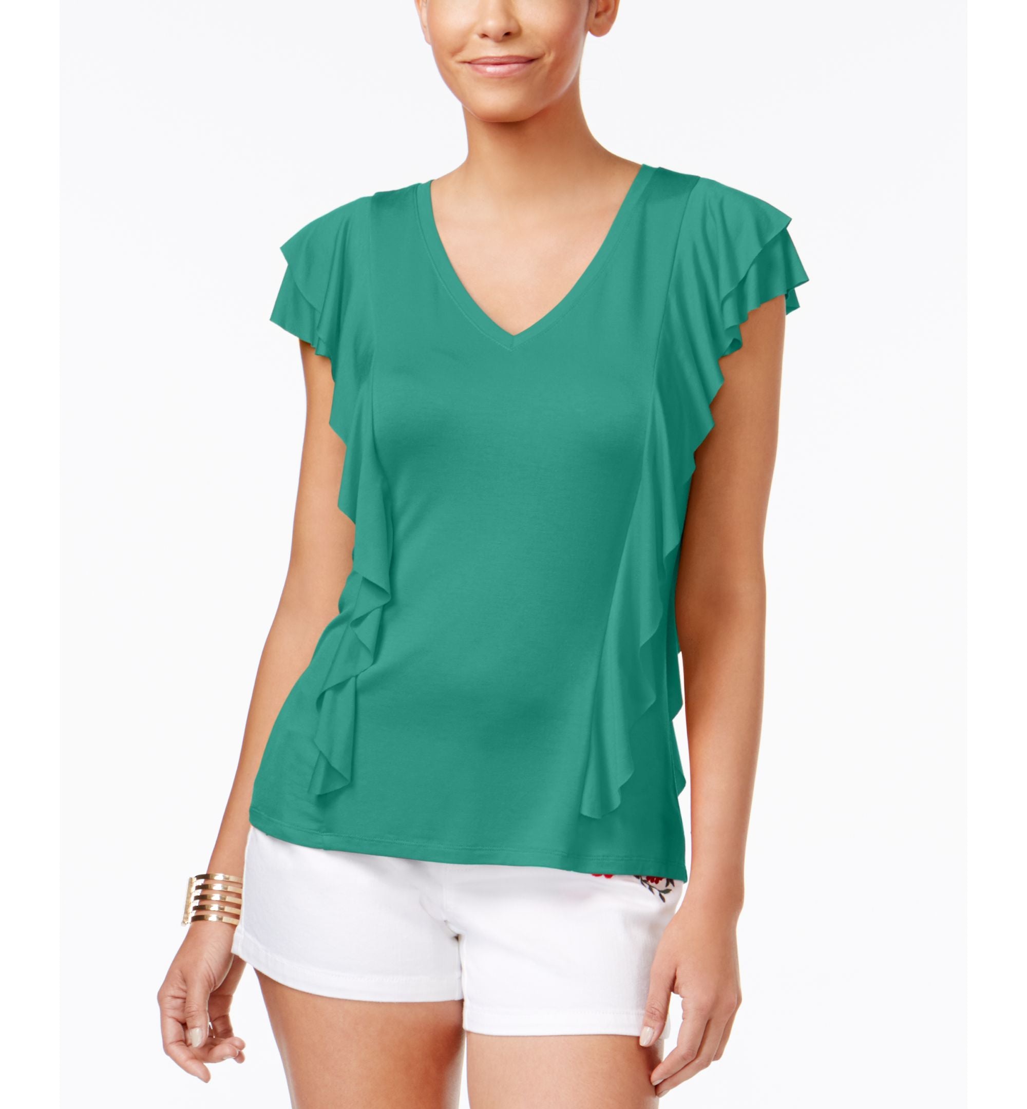 Thalia Sodi Ruffled Top