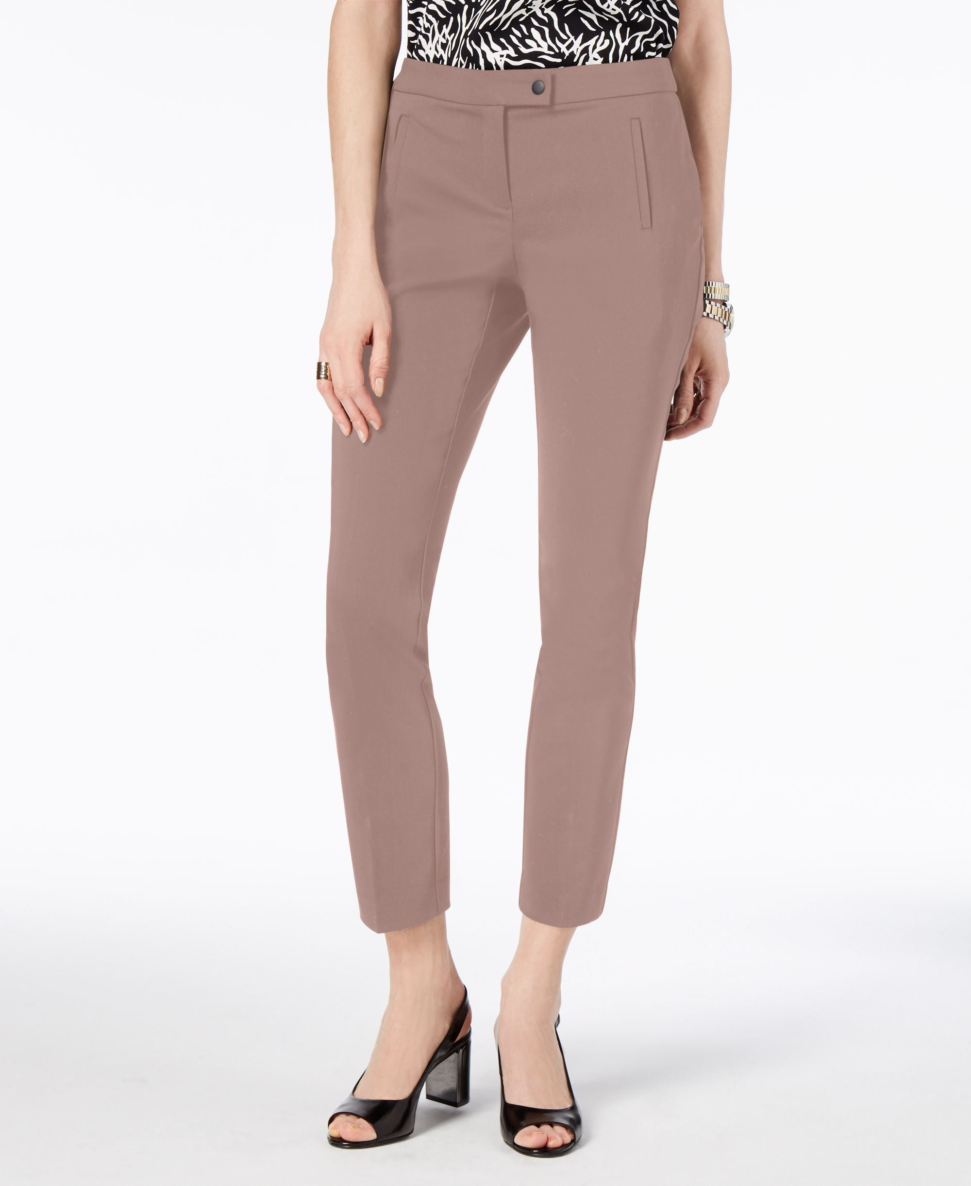 Tummy-Control Slim-Leg Pants