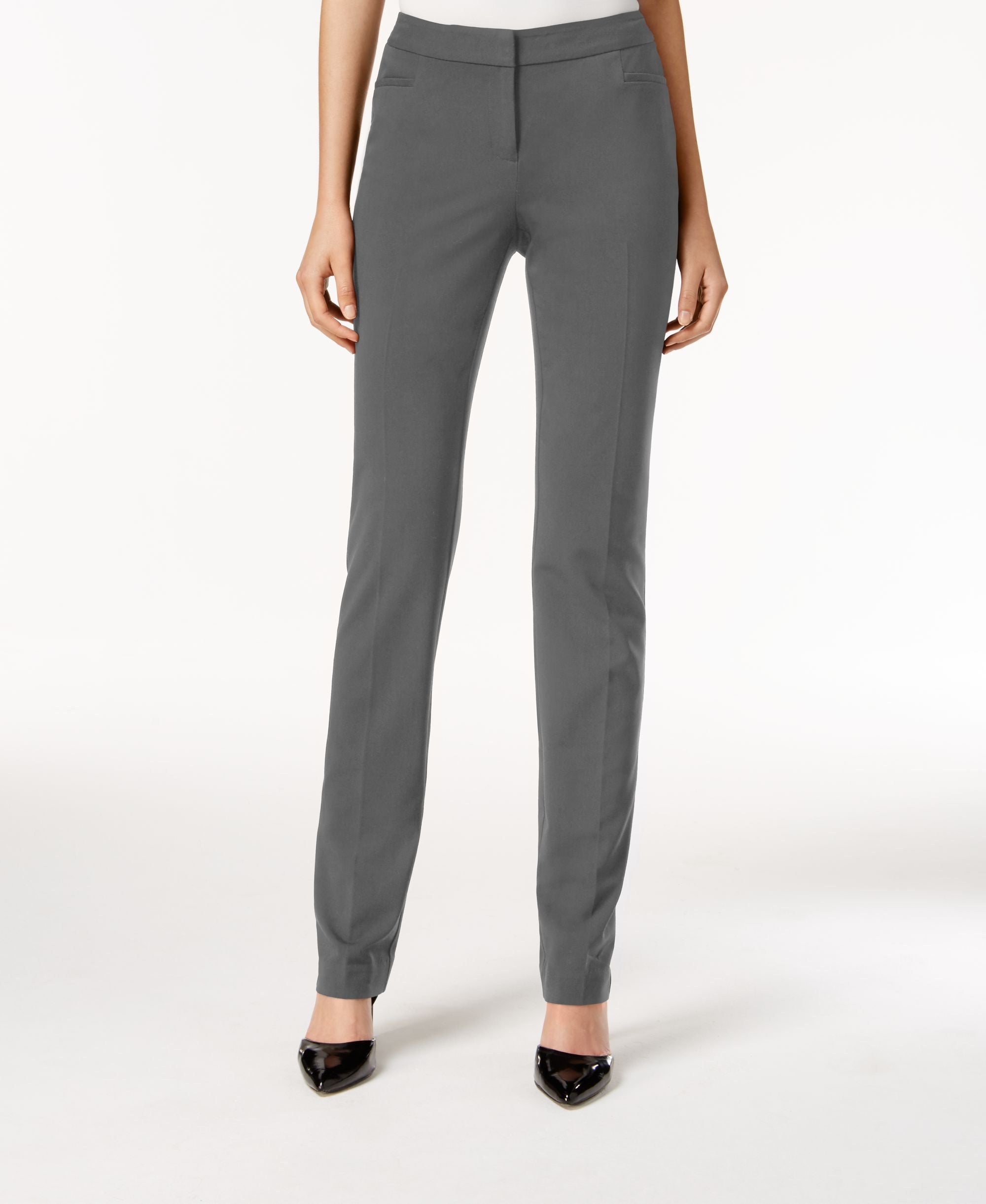 Petite Modern Straight-Leg Pants