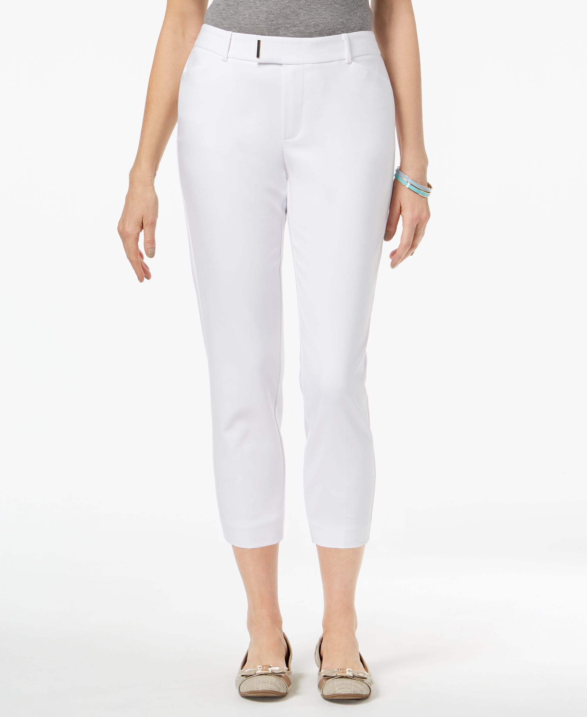 Charter Club Embellished Cropped Pants