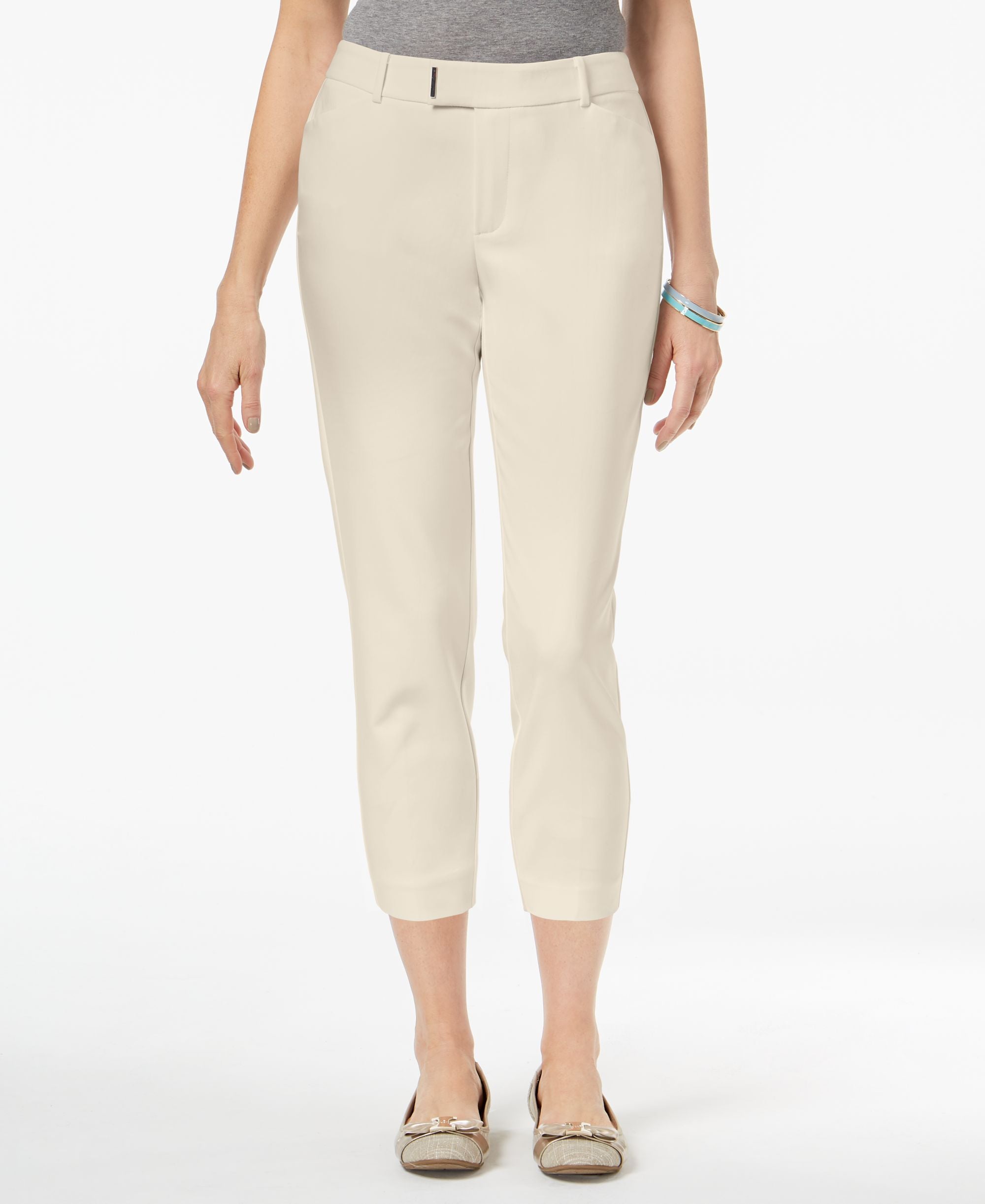 Charter Club Embellished Cropped Pants