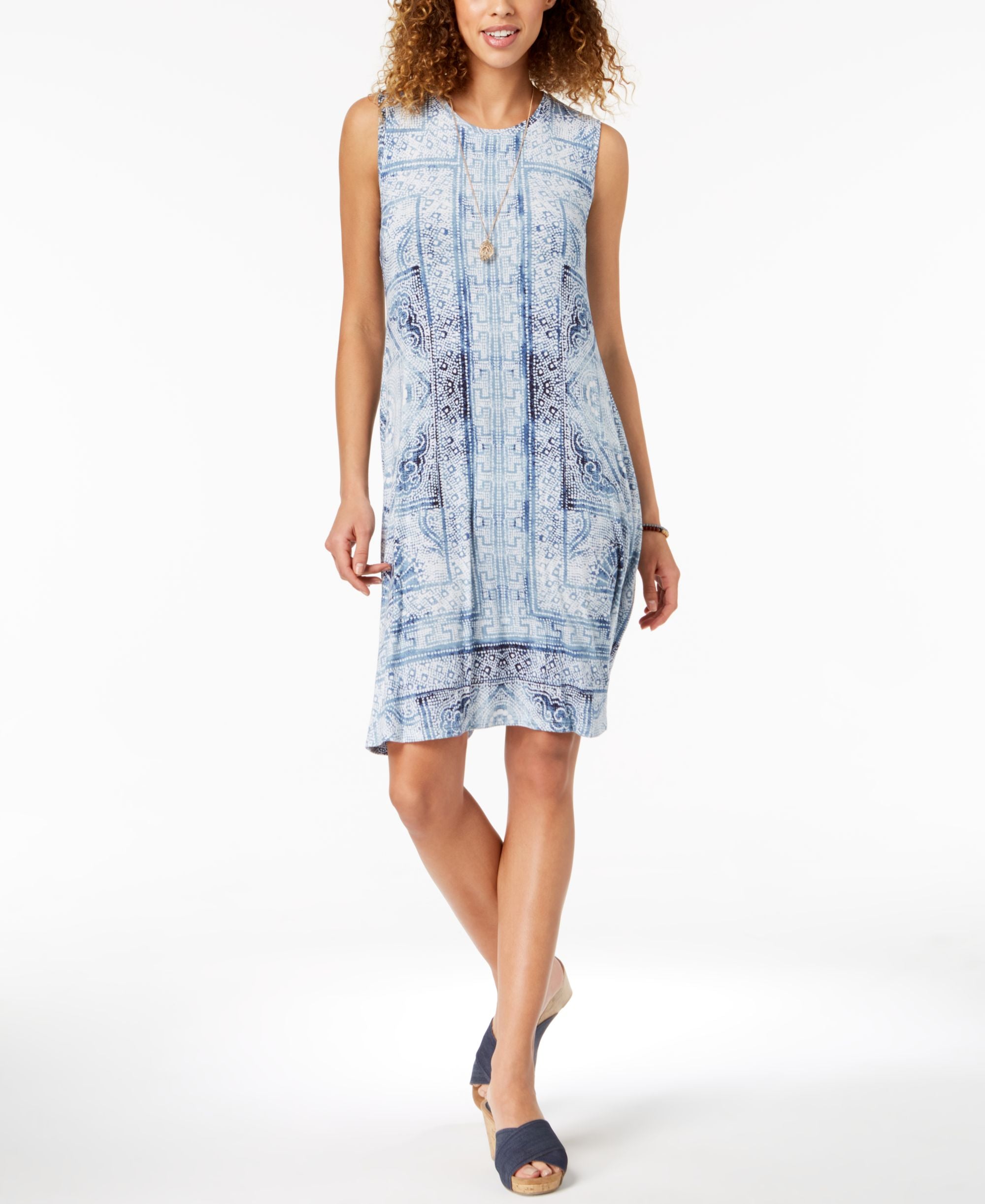 Printed Swing Dress