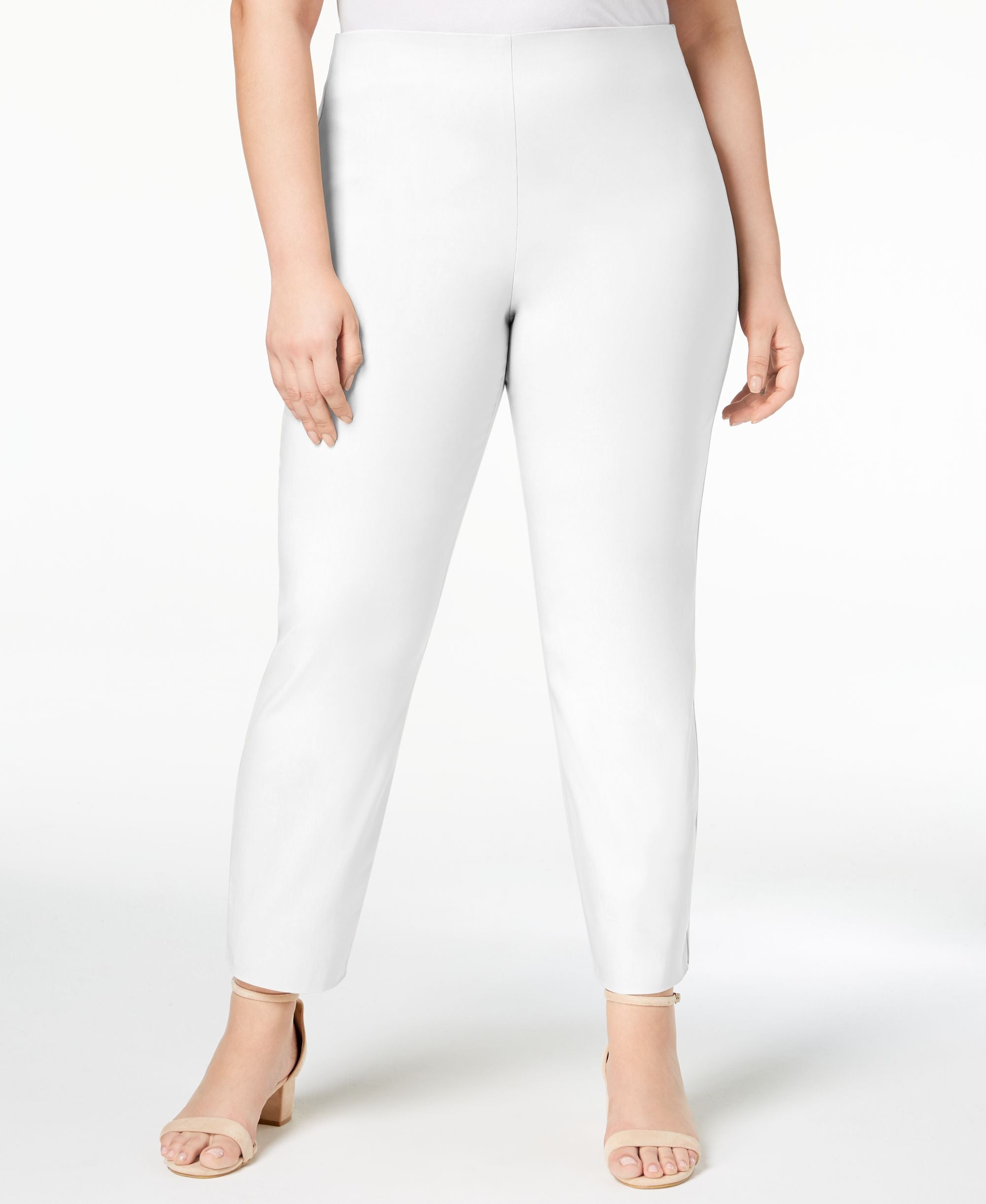 Charter Club Plus Size Chelsea Tummy Control Skinny Leg Pull On Ankle Pants