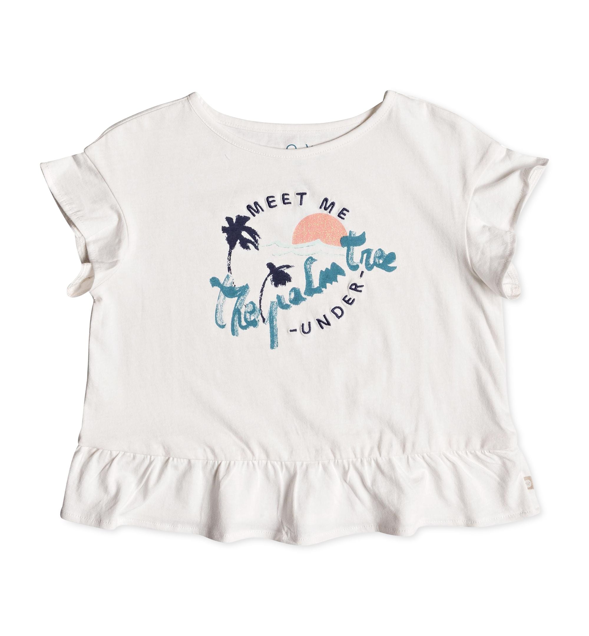 Graphic-Print Cotton T-Shirt, Little Girls