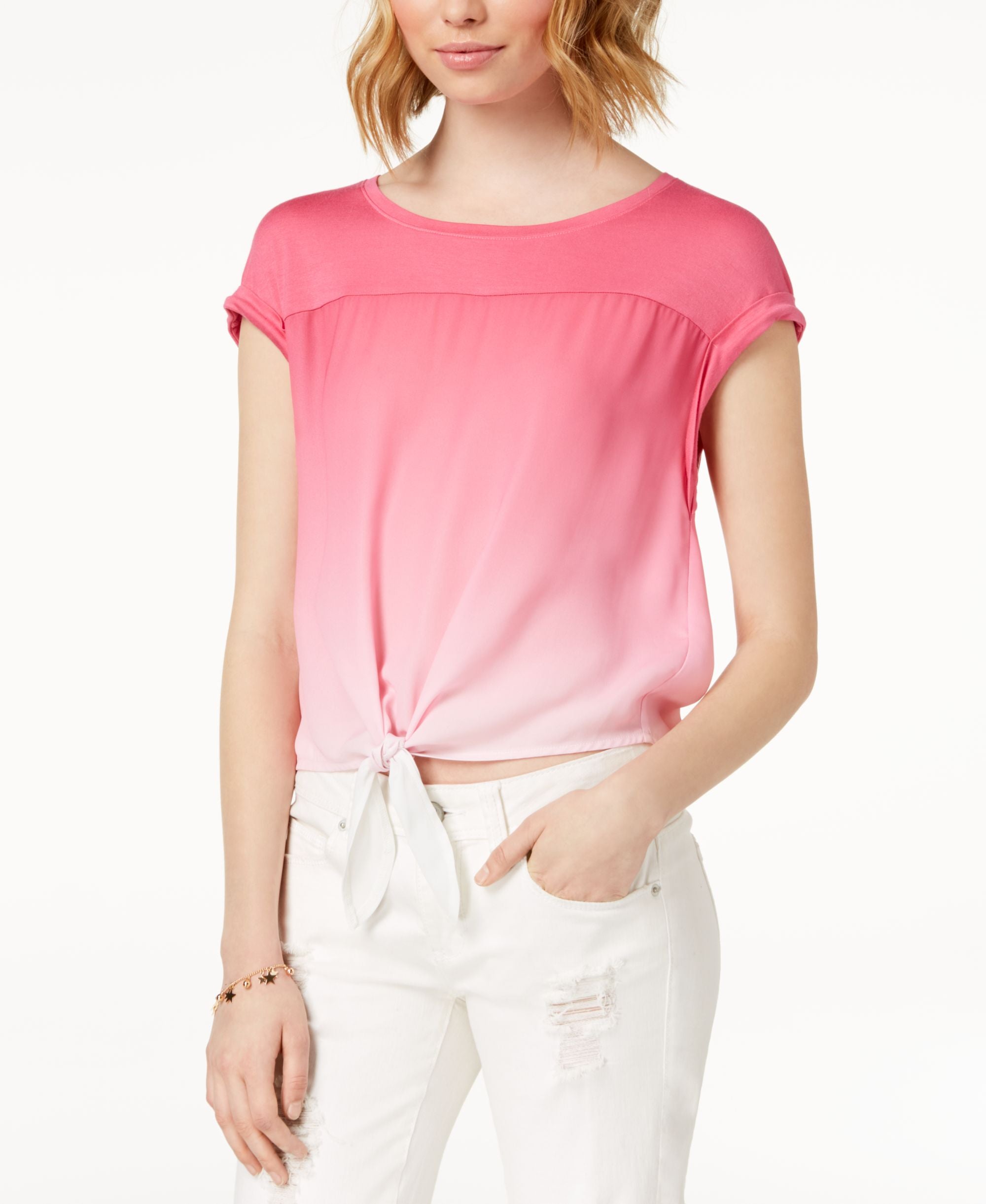 Hippie Rose Juniors Tie Dyed Top