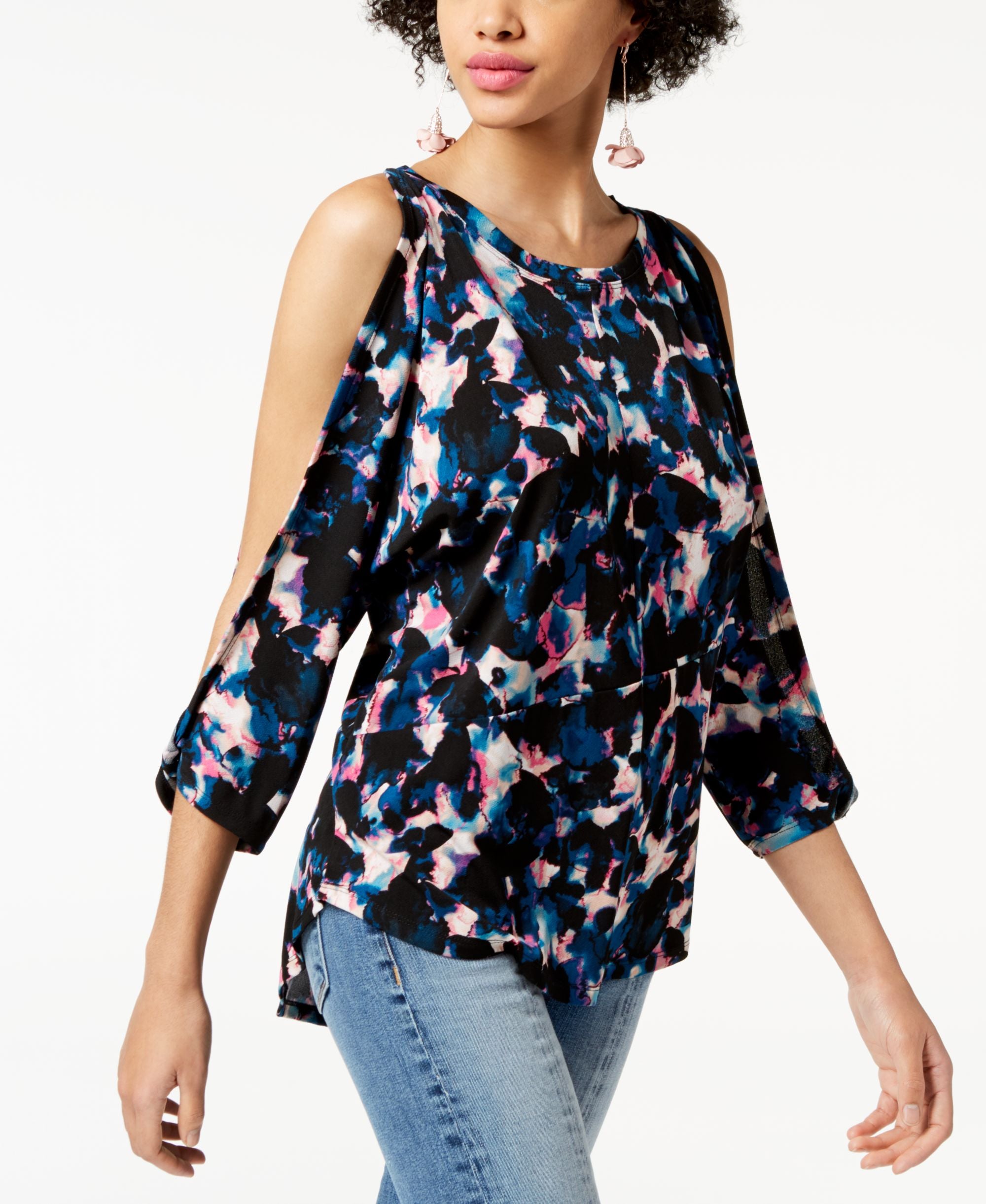 Rachel Rachel Roy Split Sleeve Top