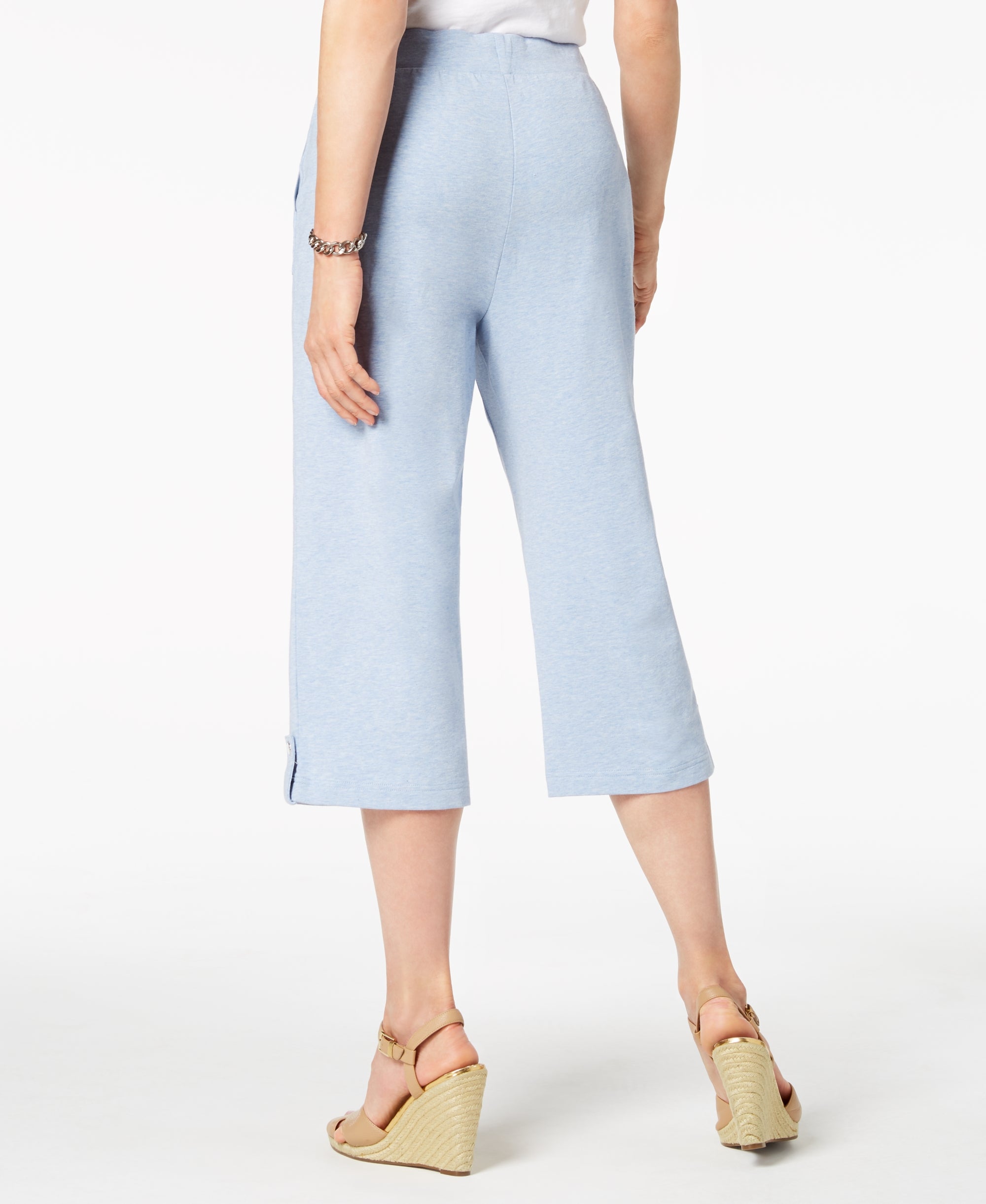 Karen Scott French Terry Capri Pants