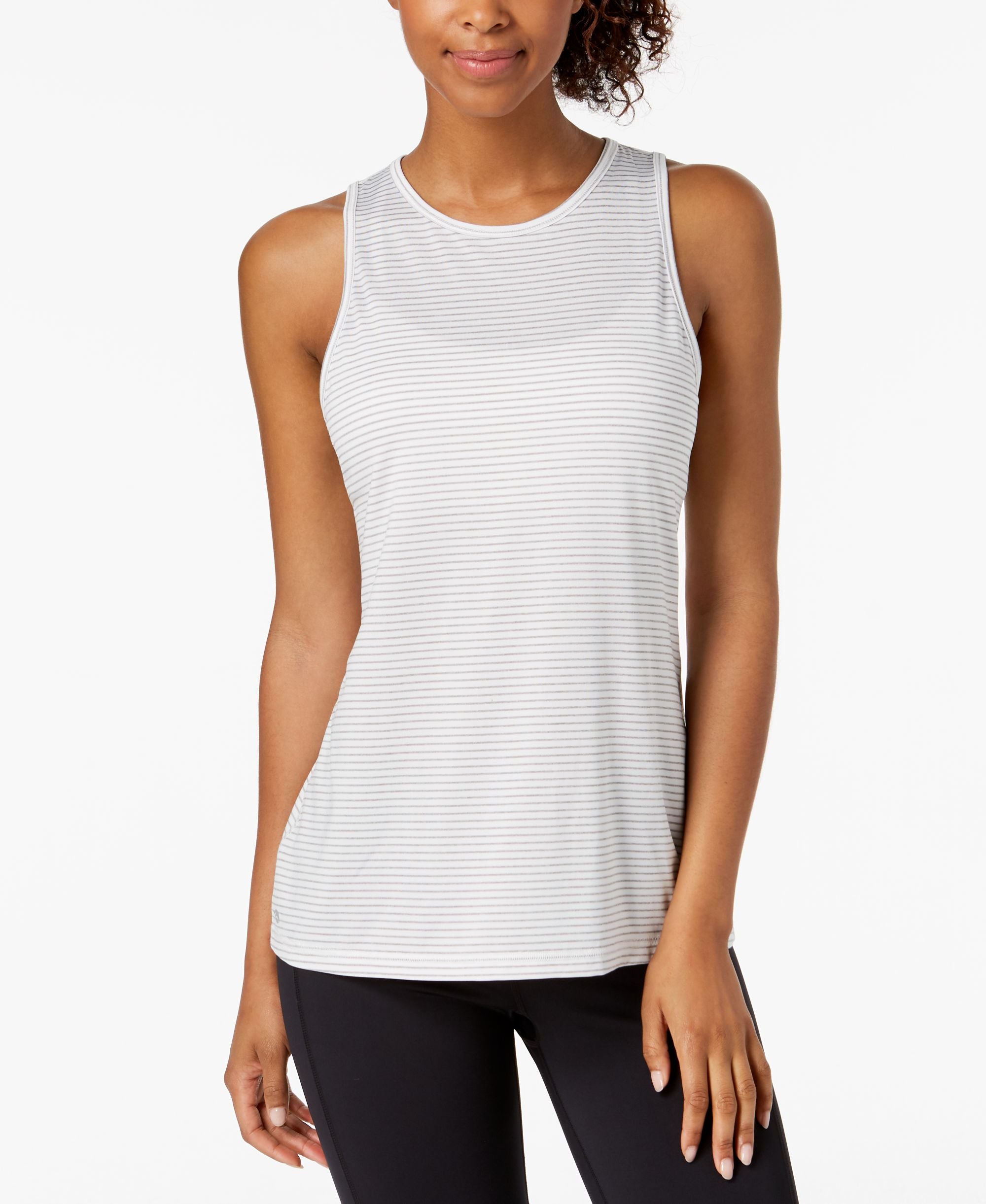 Ideology Striped V Back Tank Top