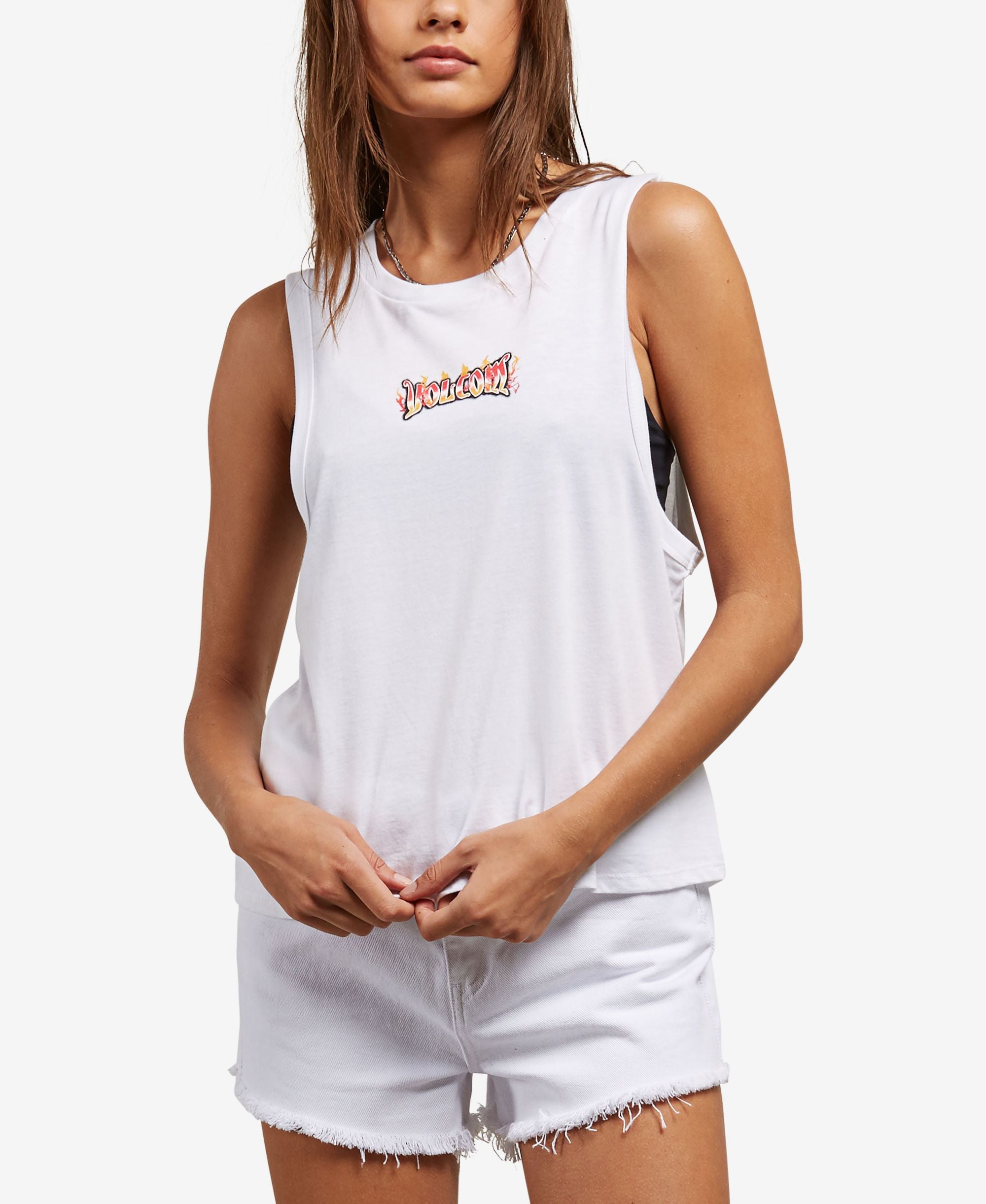 Juniors' Where Are You Muscle Tank Top