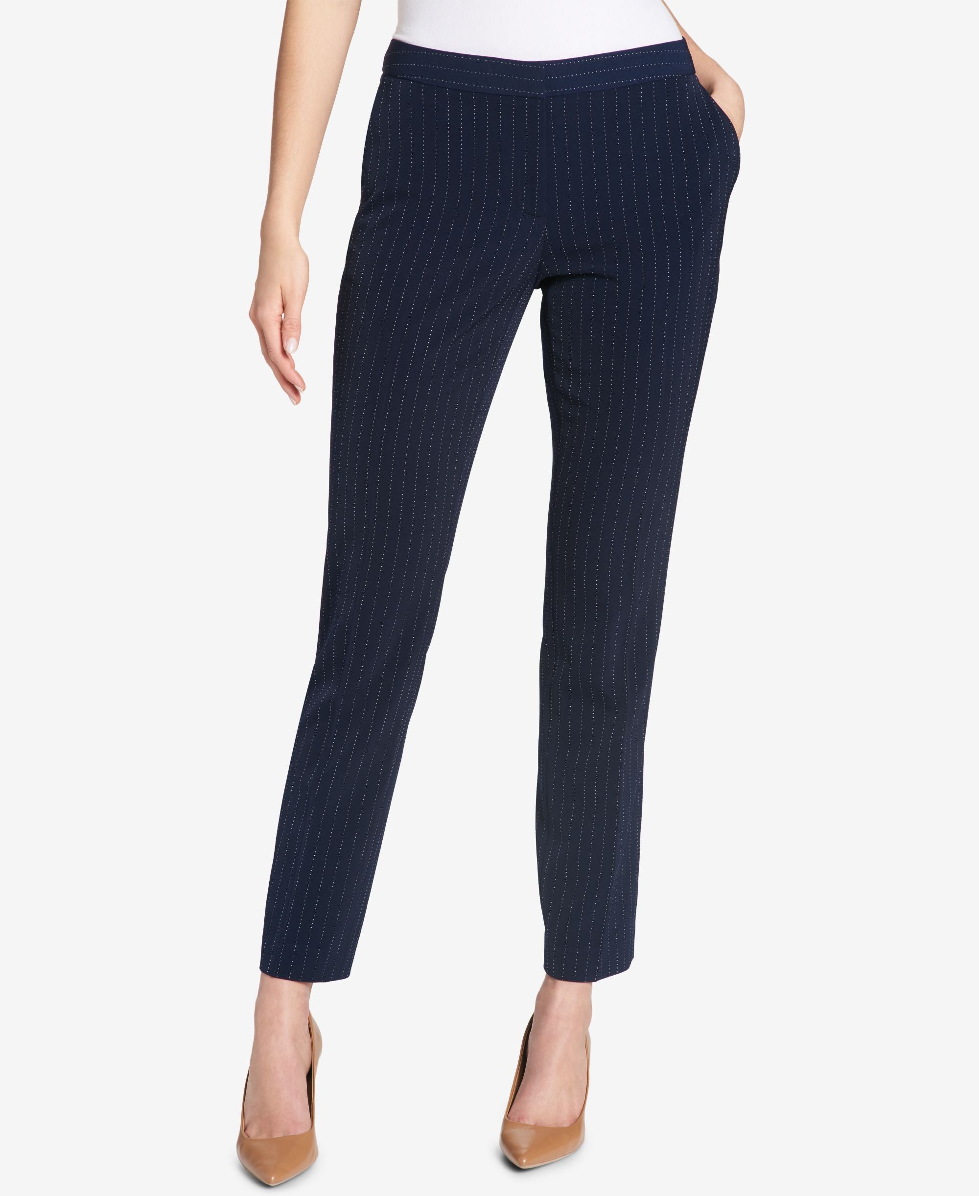 Tommy Hilfiger Striped Ankle Pants