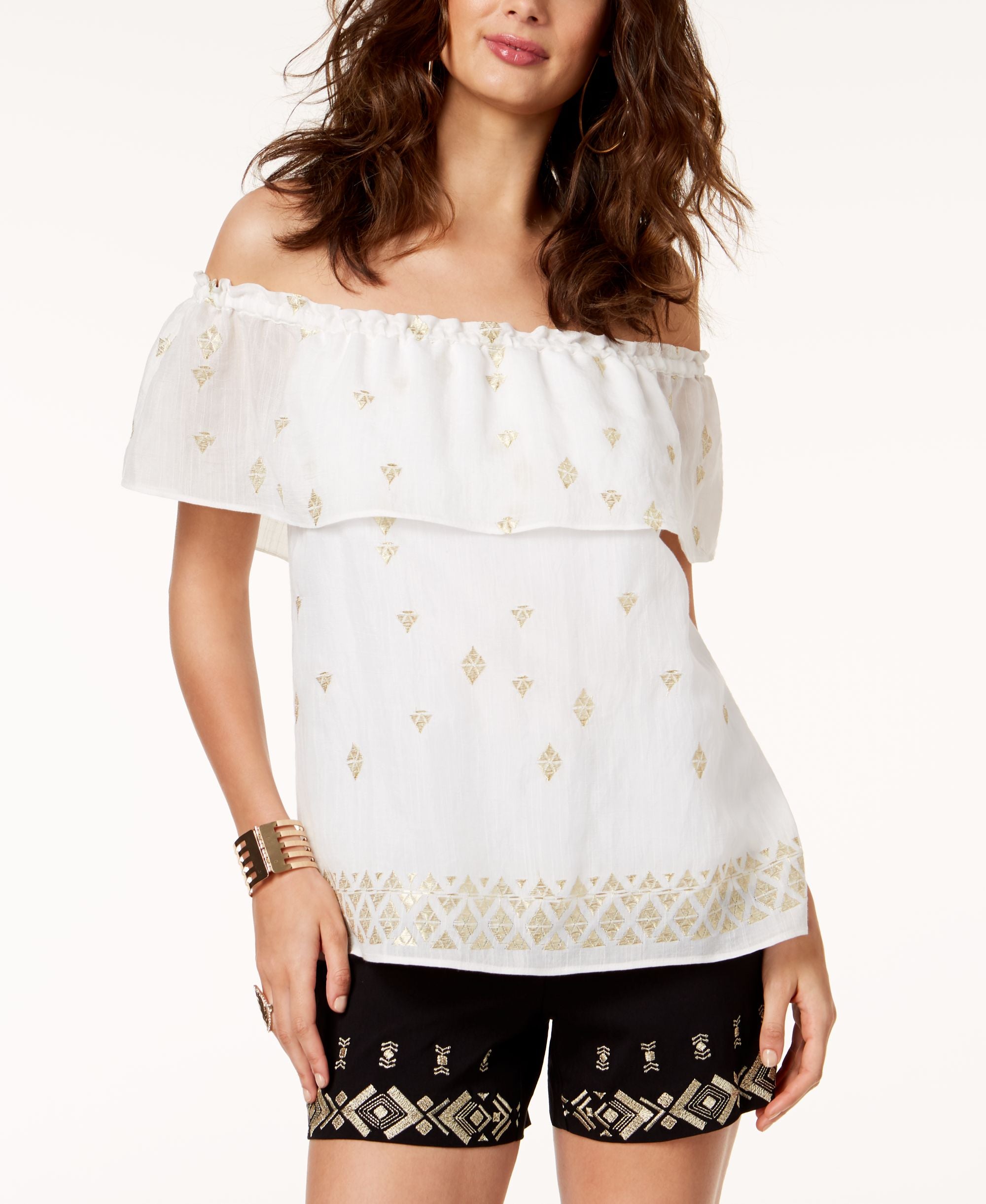 Thalia Sodi Off The Shoulder Top