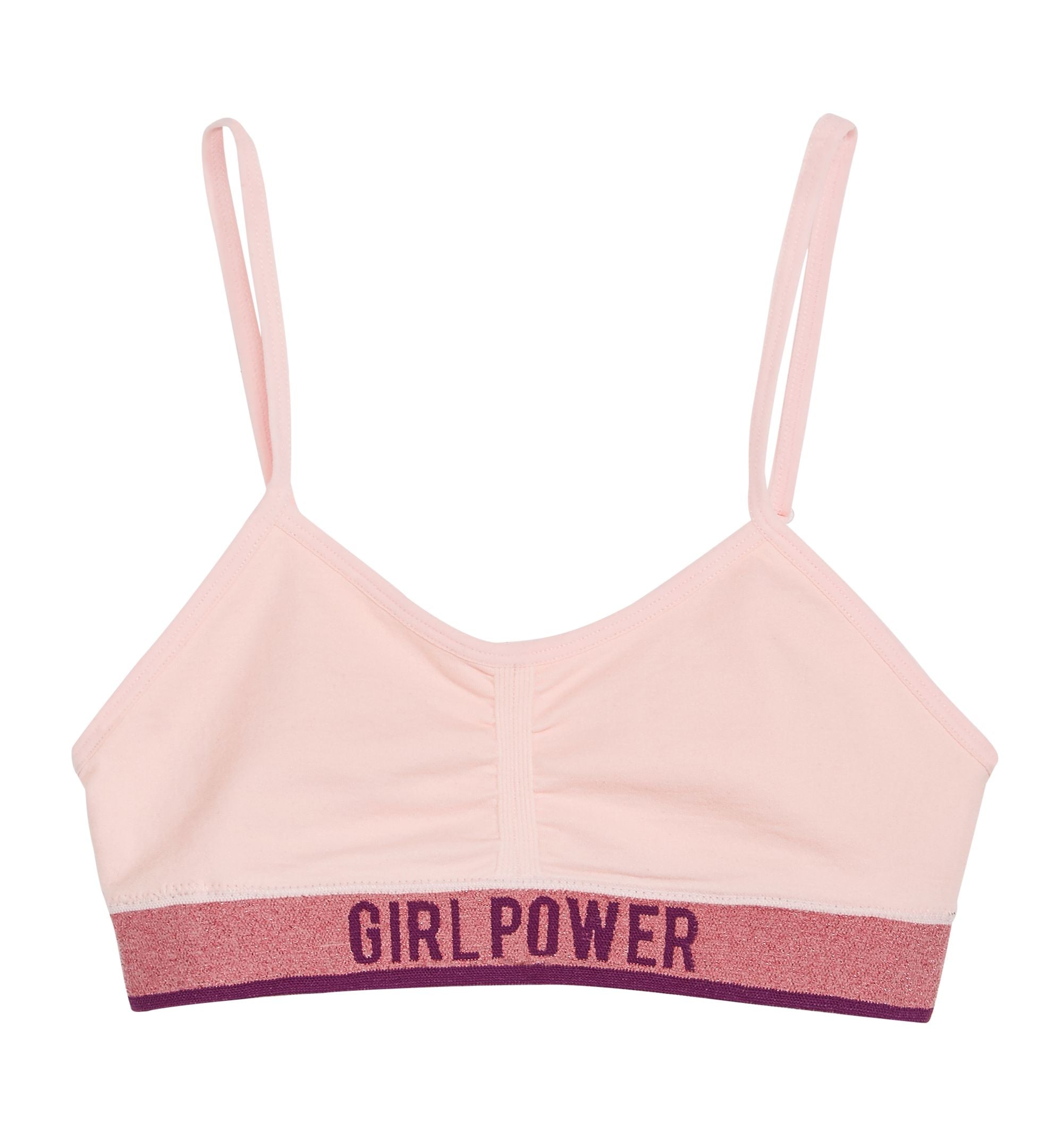 Maidenform Little Big Girls Seamless Ruched Crop Bra