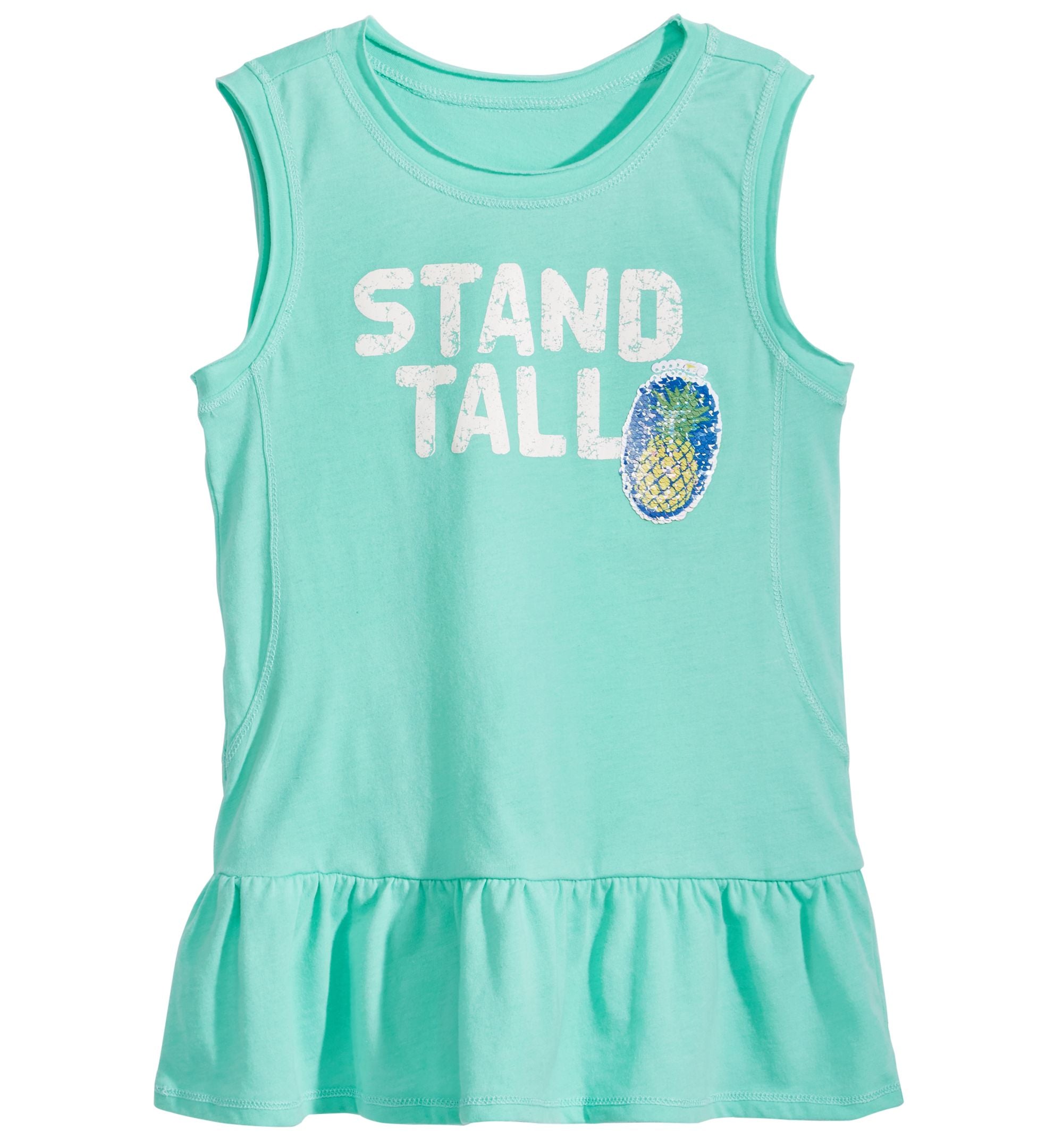 Kandy Kiss Big Girls Reversible Sequin Tank Top