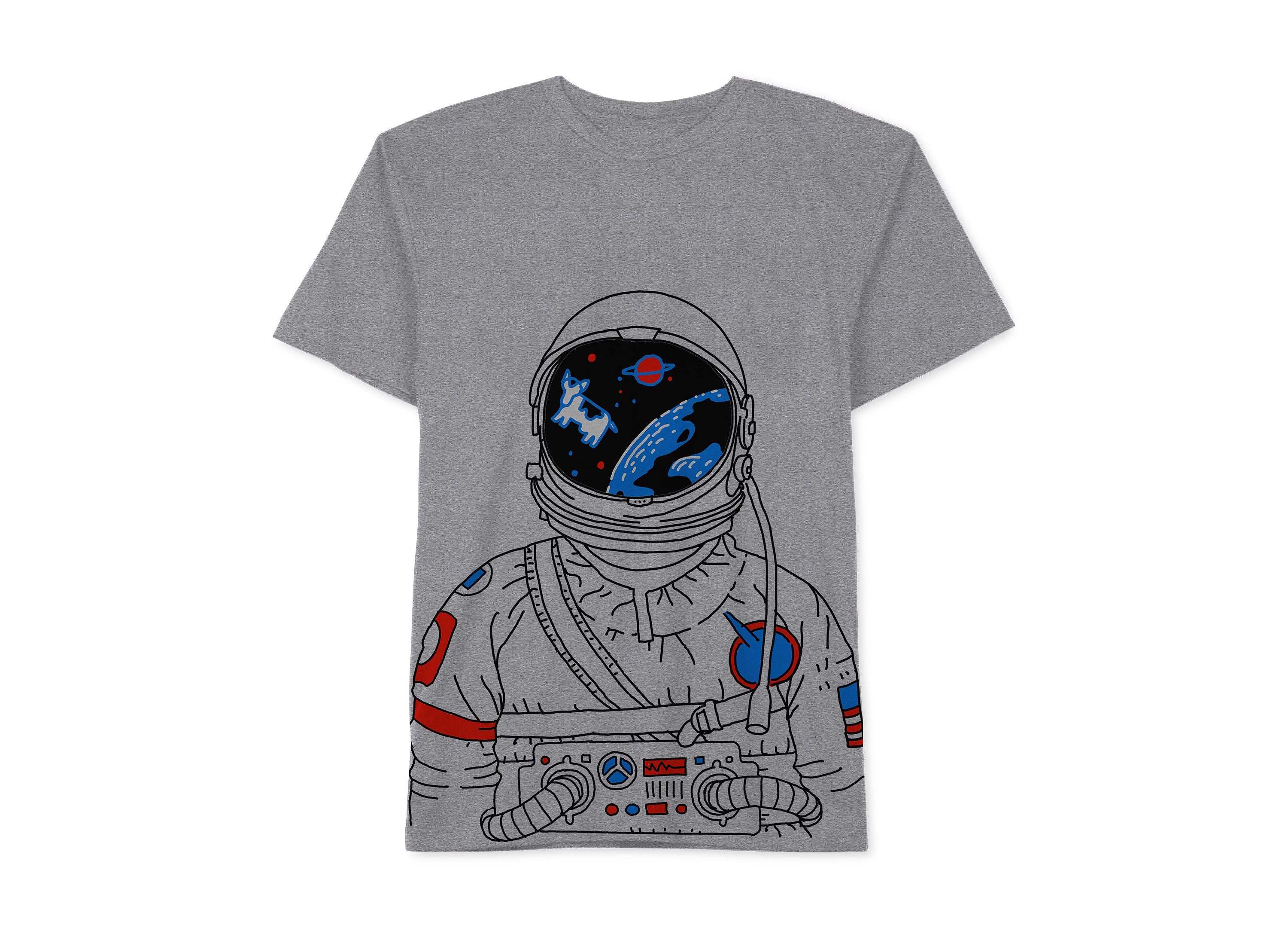 Jem Toddler Boys Astronaut Graphic-Print T-Shirt Athletic Heather 2T