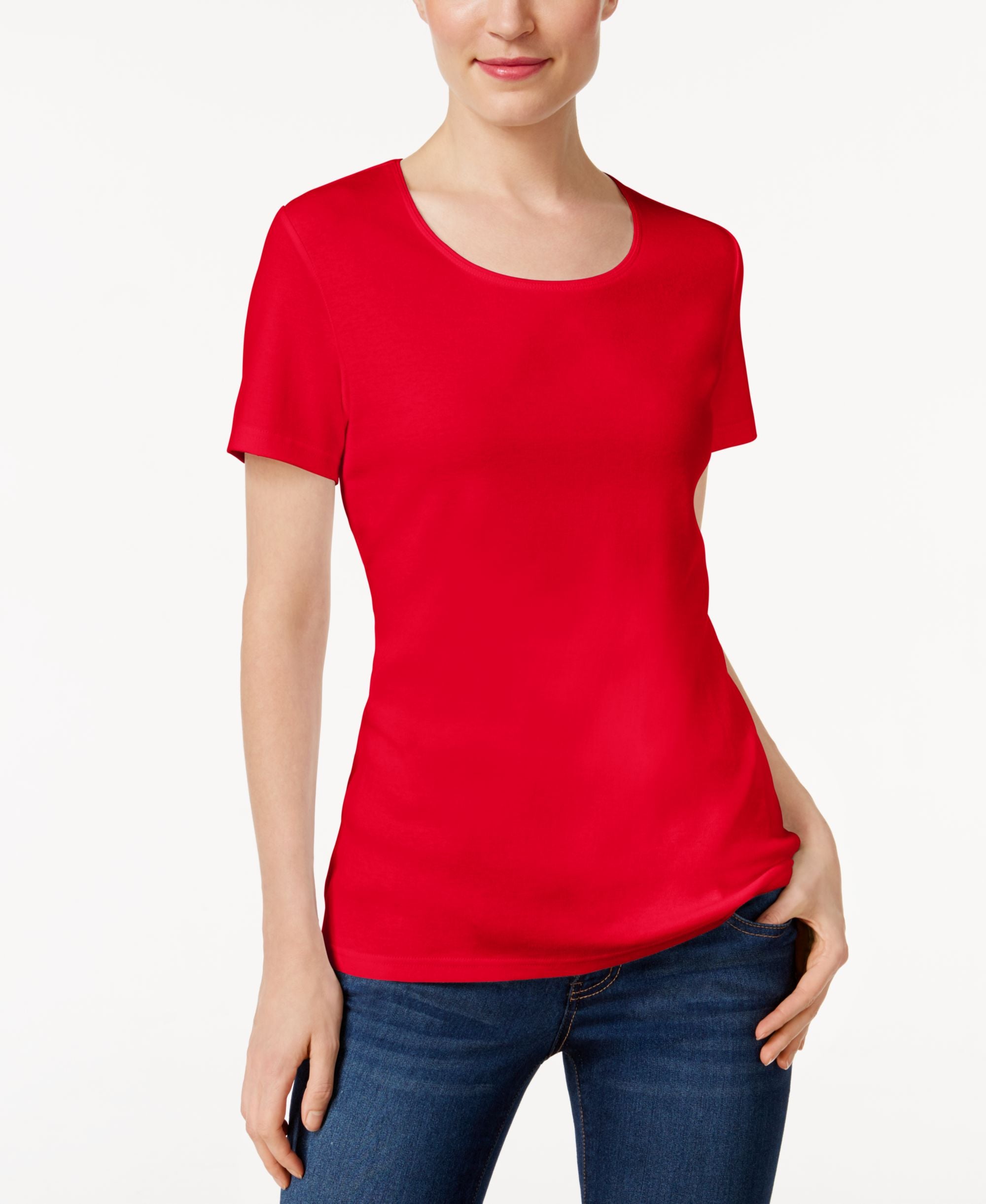 Scoop-Neck T-Shirt