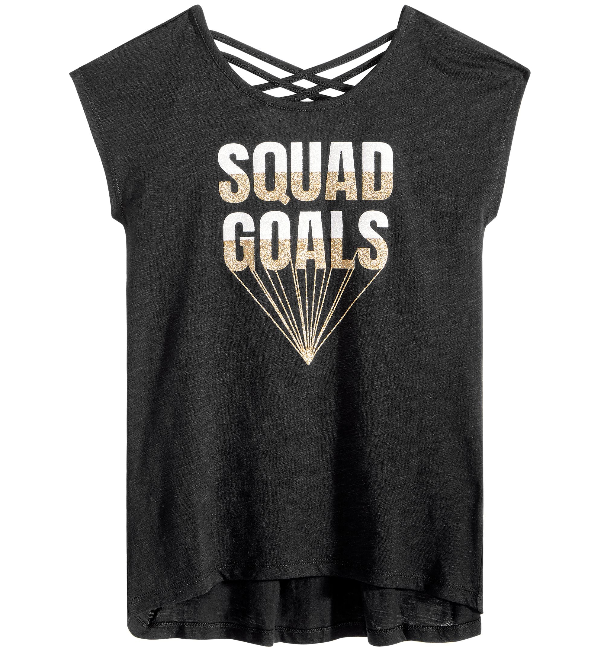 Epic Threads Big Girls Graphic Print Crisscross Straps T-Shirt