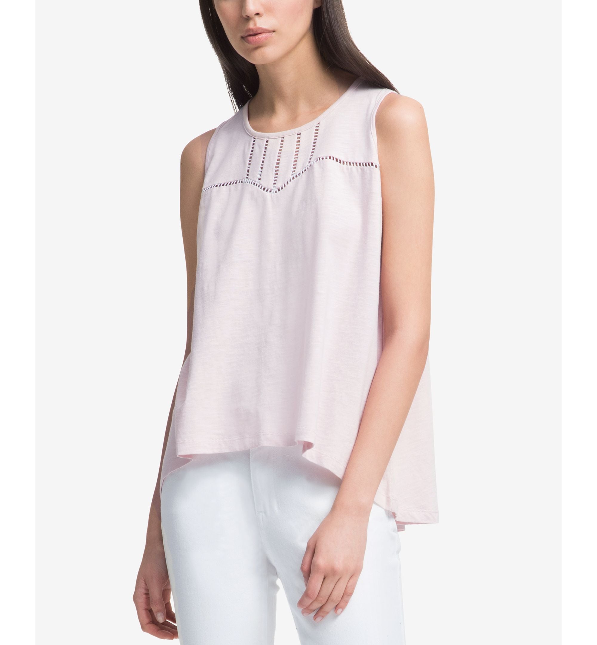 DKNY High Low Swing Tank Top