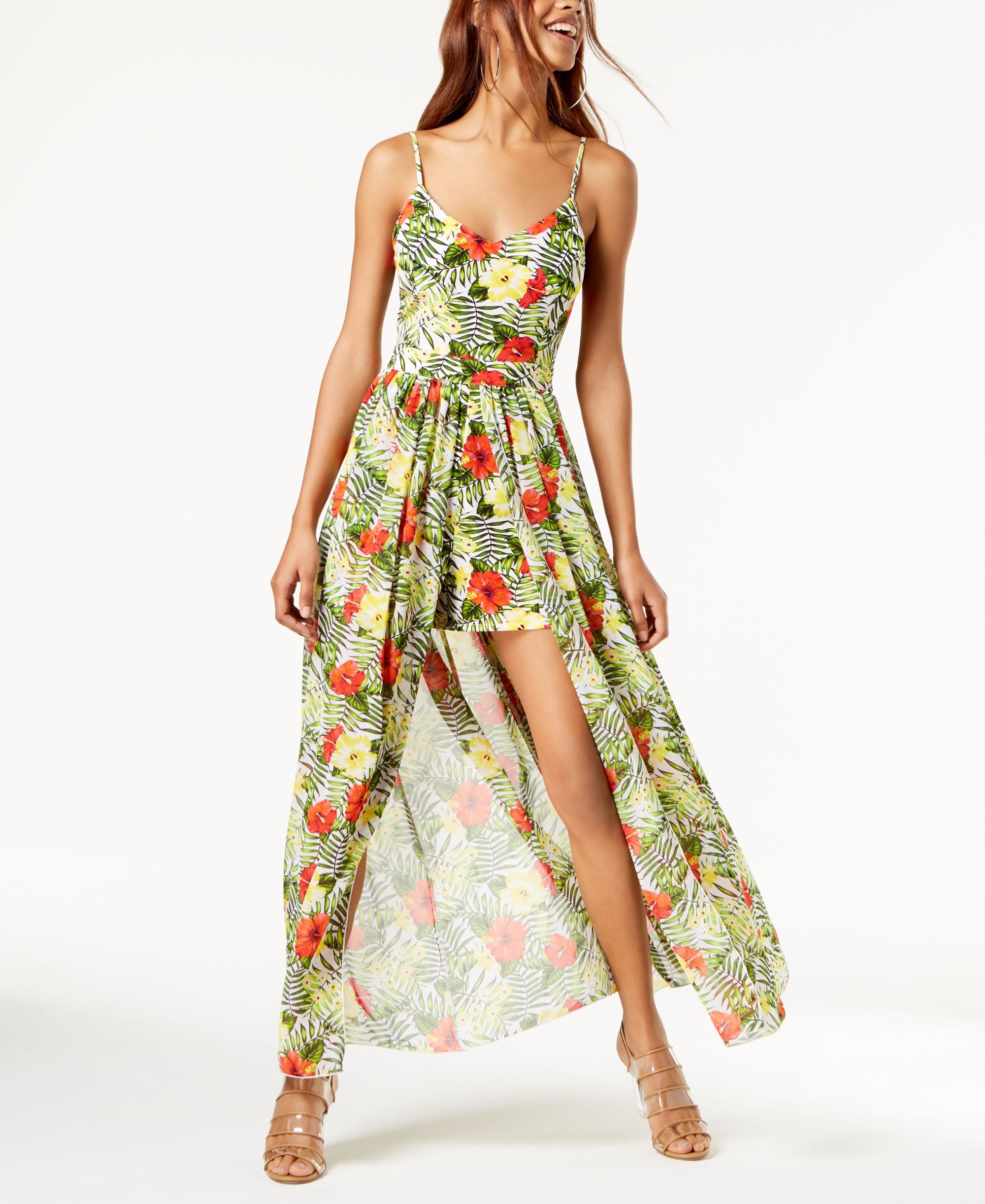 XOXO Juniors Printed Maxi Romper