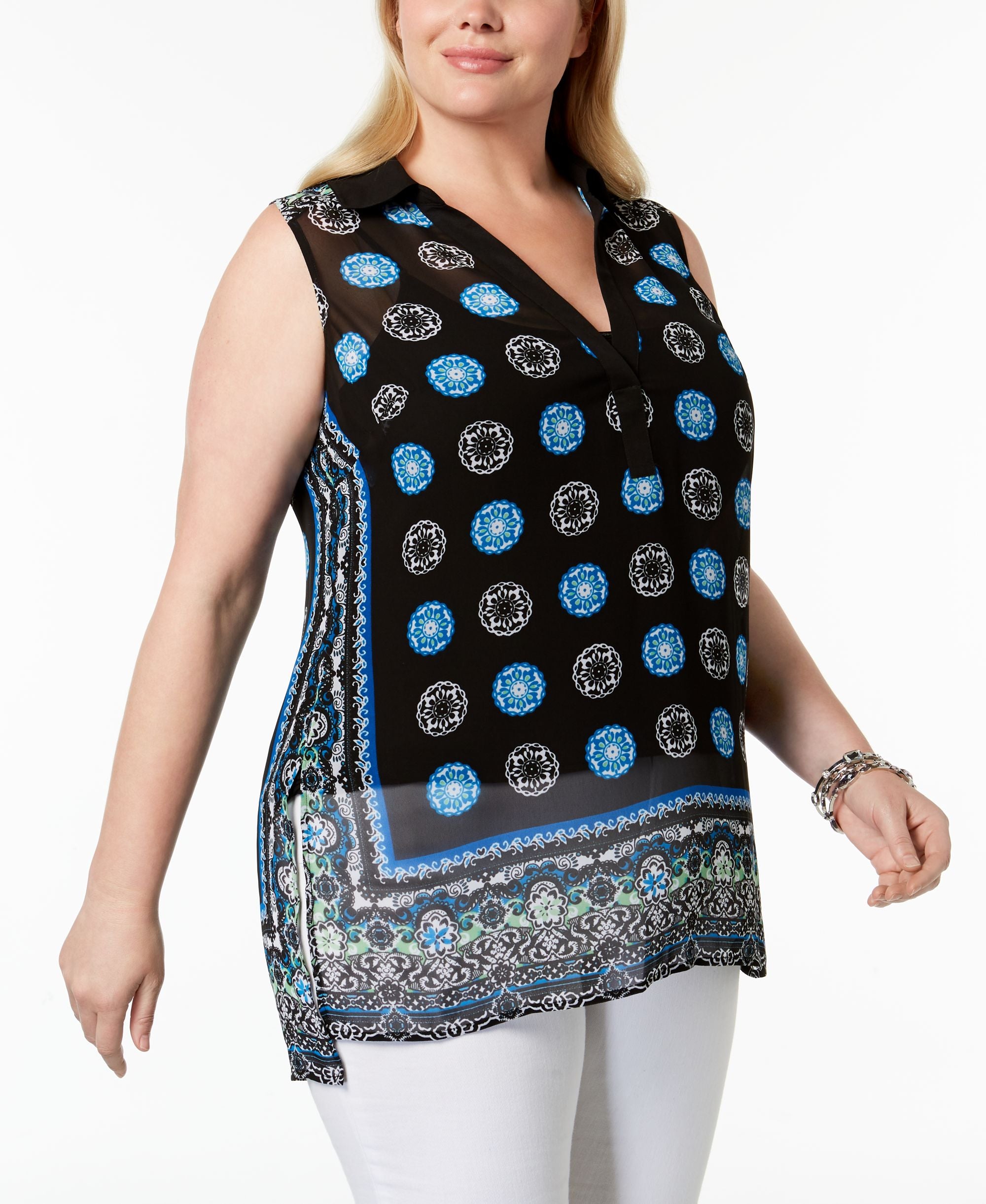 Plus Size High Low Tunic