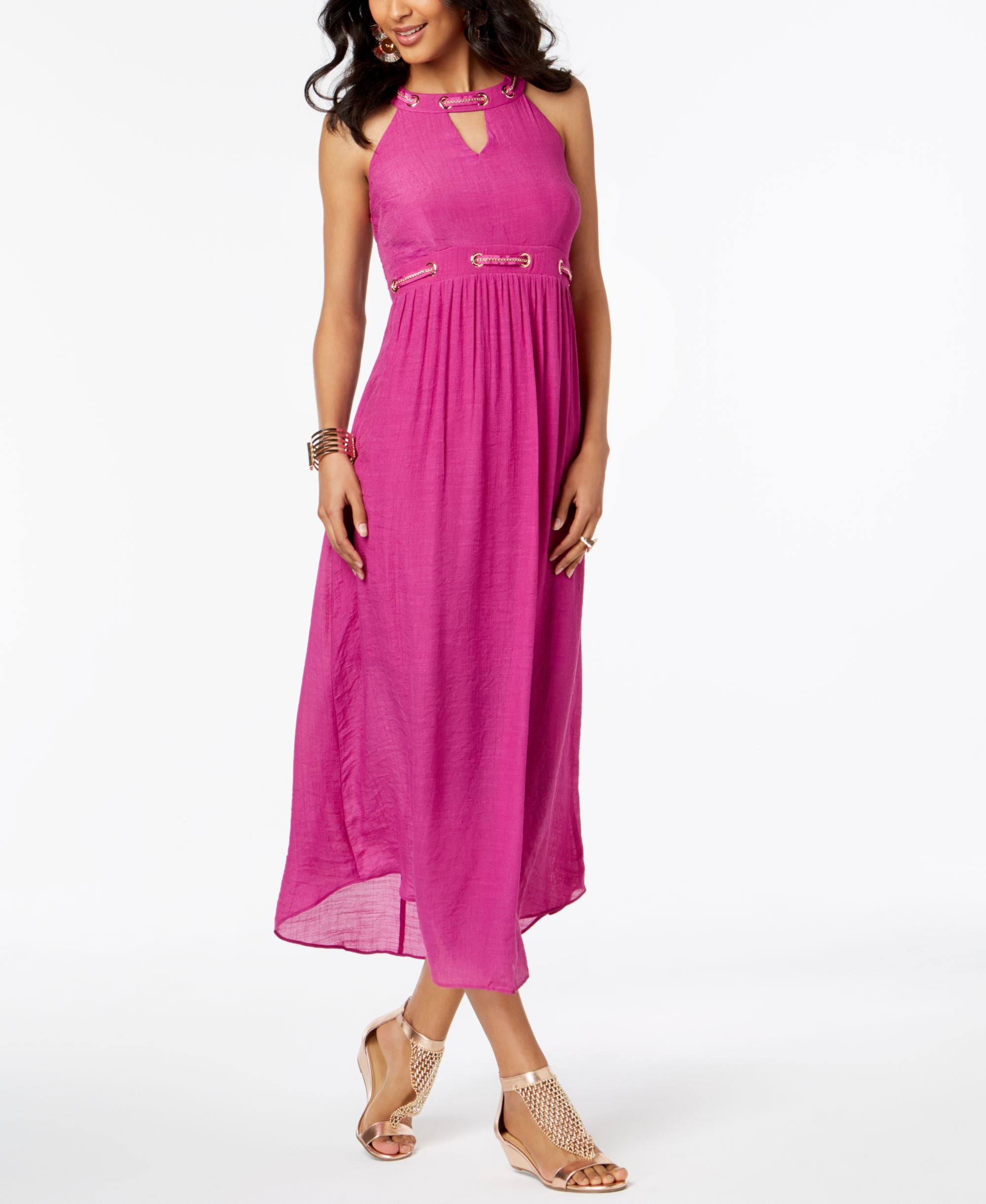 Thalia Sodi Embellished Maxi Dress