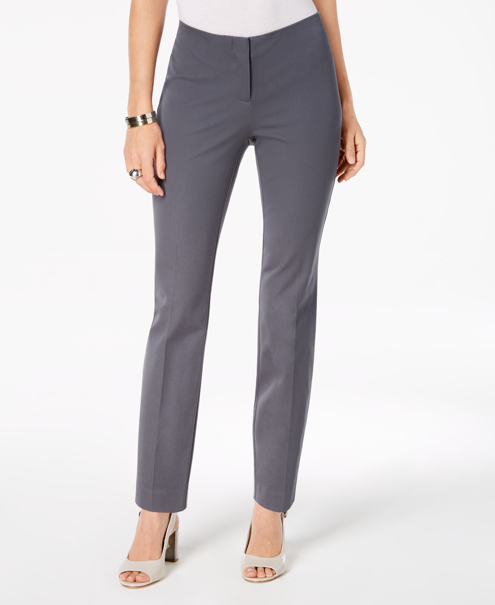 Alfani Petite Hollywood Waist Skinny Ankle Pants