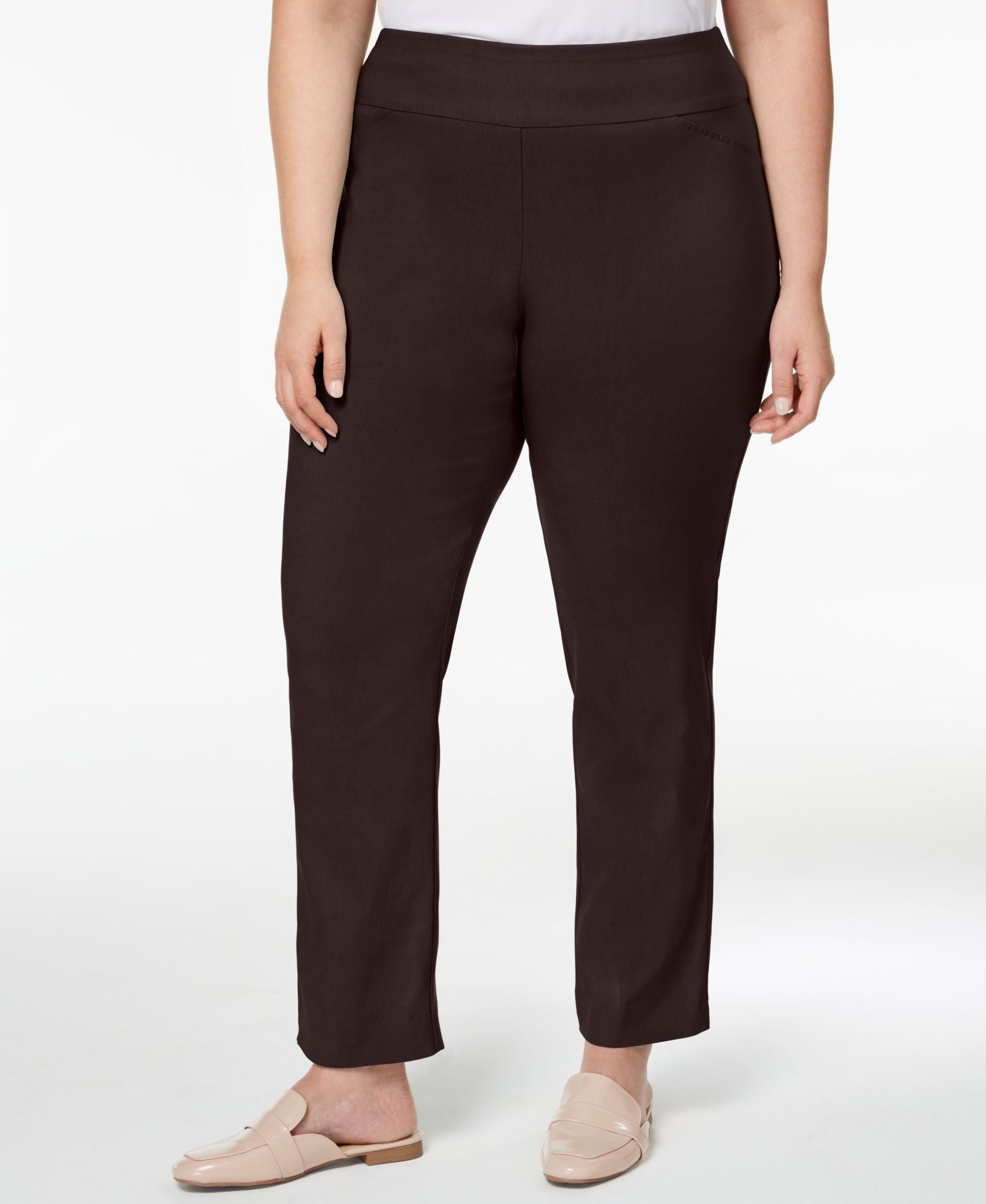 Plus Size Cambridge Tummy-Control Pull-On Pants