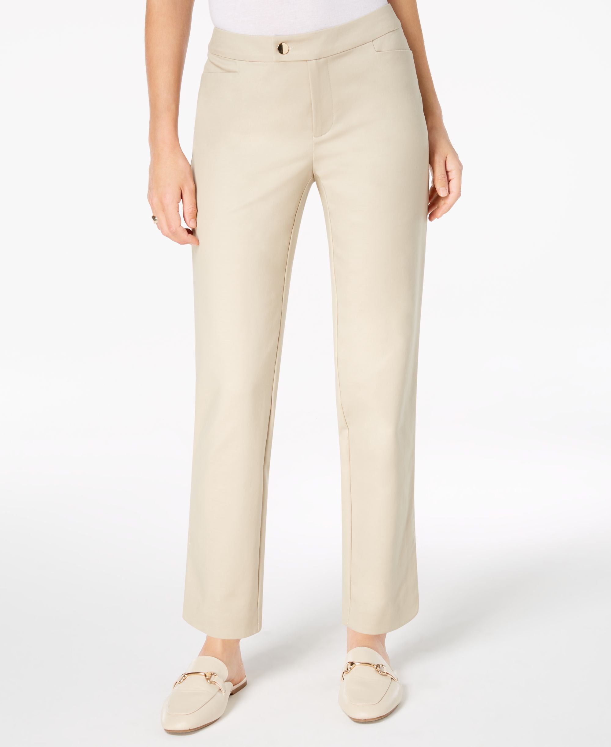 Charter Club Cropped Slim Leg Pants